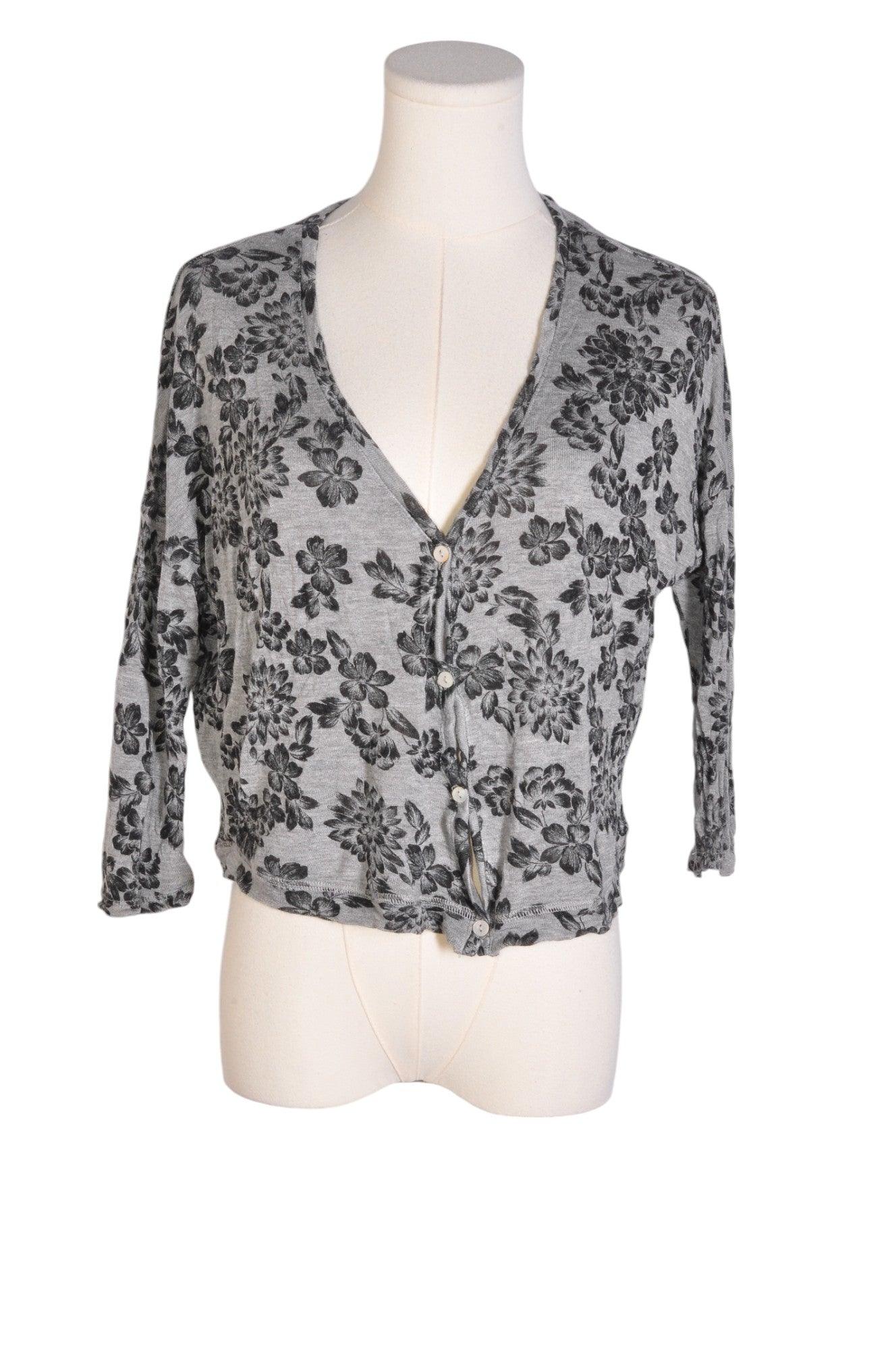 Stylish DYNAMITE Gray Regular-Fit Women's Blouse - Size M