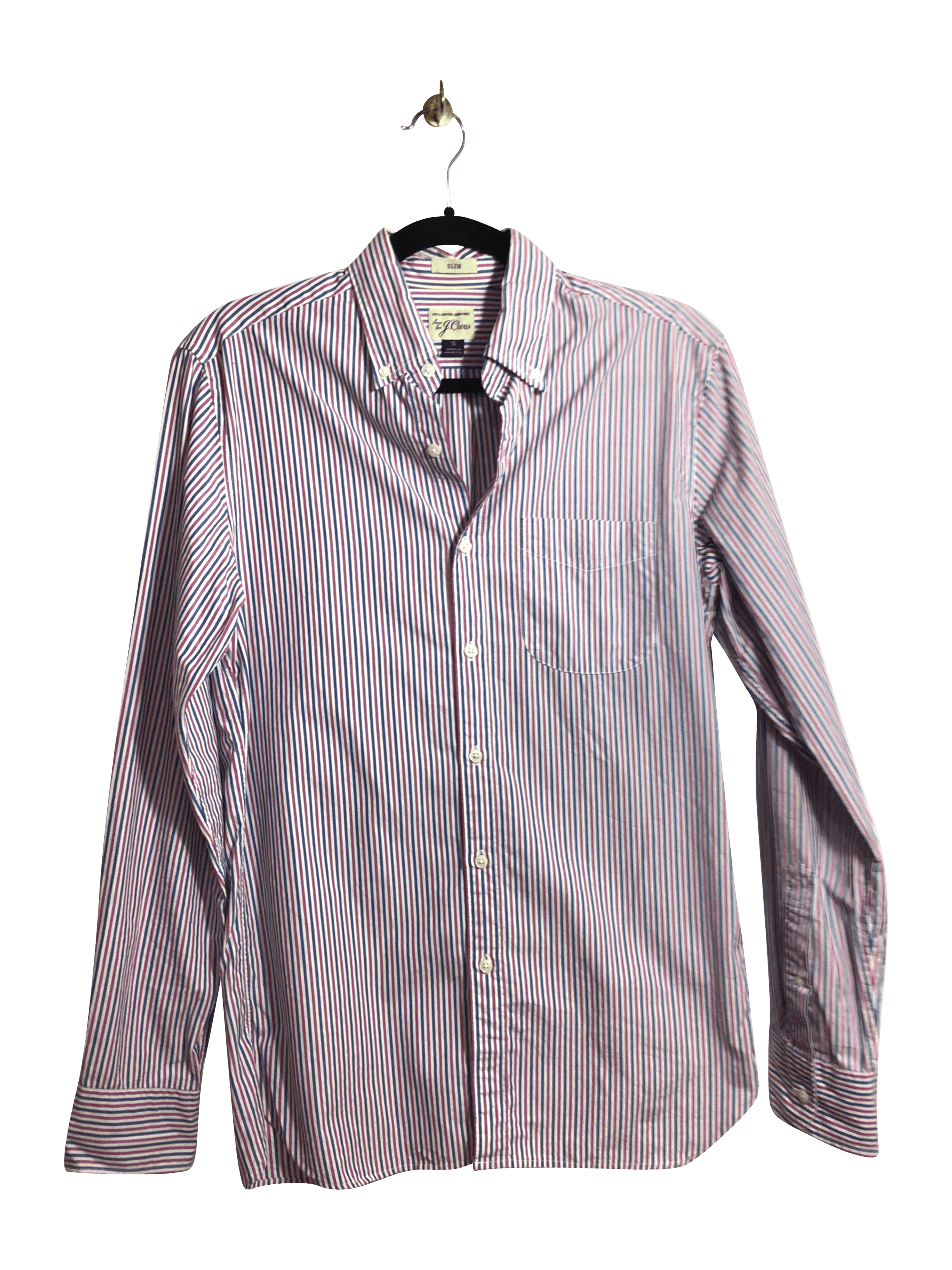 J. CREW Men's Classic White Regular Fit Button - Down Tops - Size S