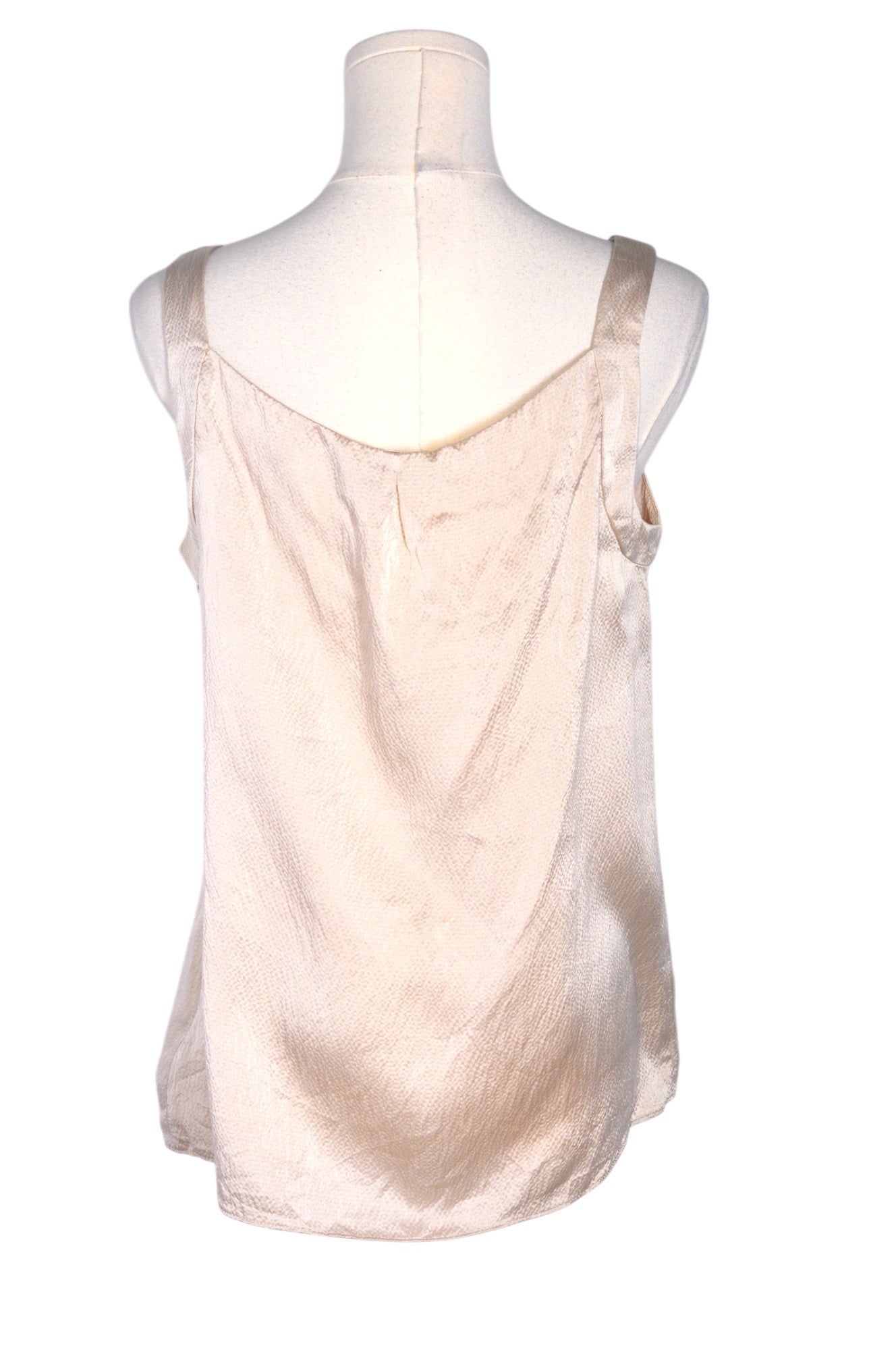J. CREW Stylish Second - Hand Women's Beige Regular - Fit Blouse Size 8