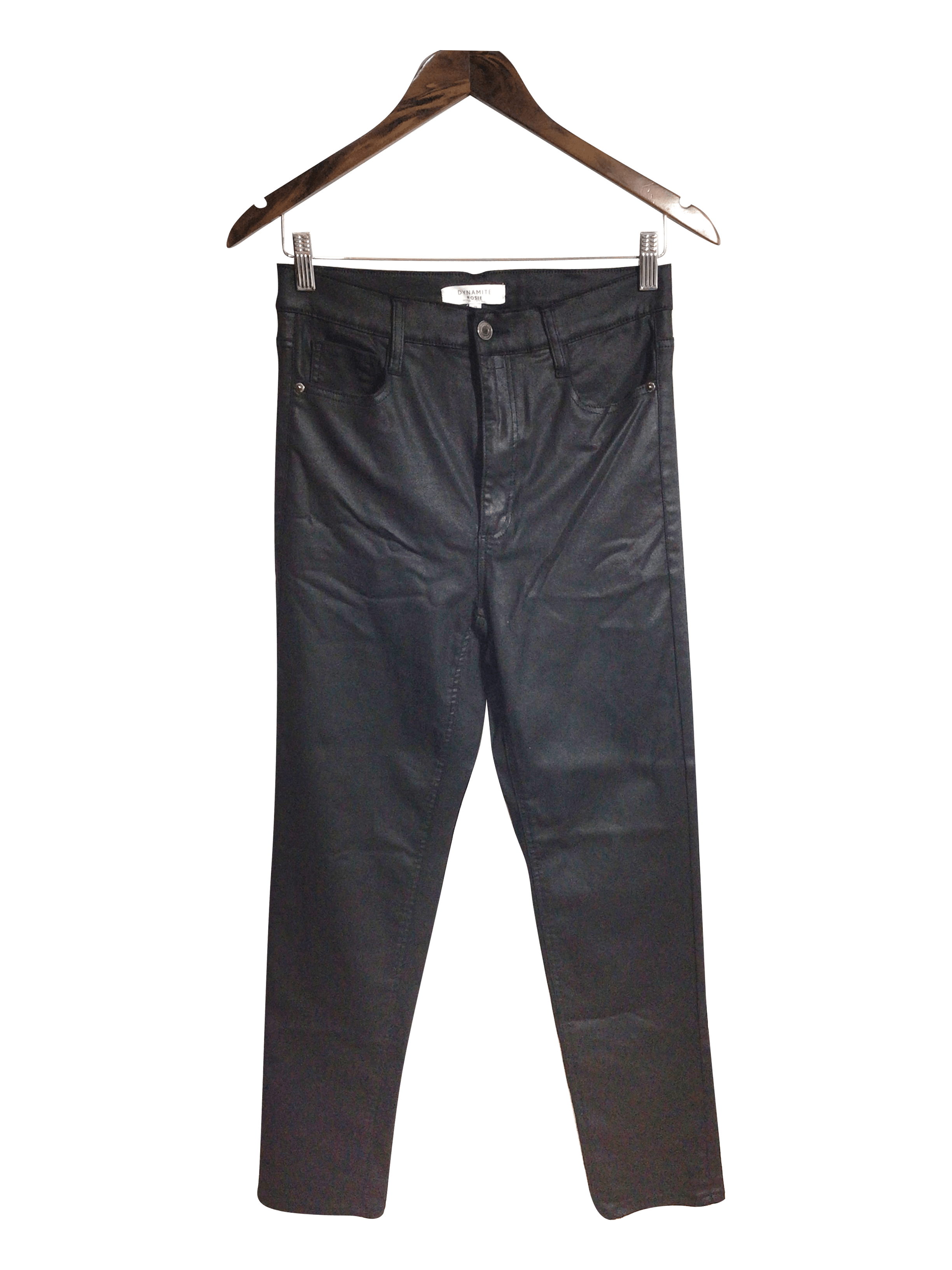 Stylish DYNAMITE Women's Regular Fit Black Work Pants - Size 29