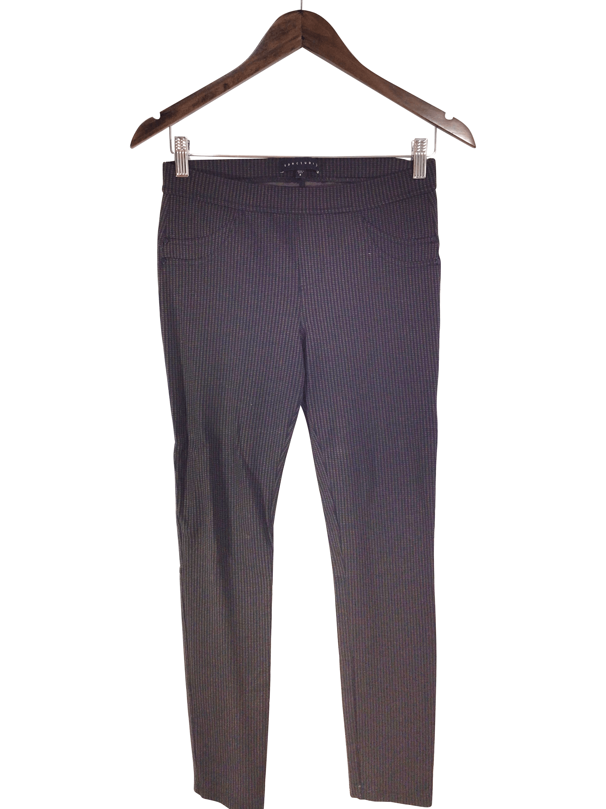 SANCTUARY Stylish Second - Hand Women's Regular Fit Brown Work Pants - Size S