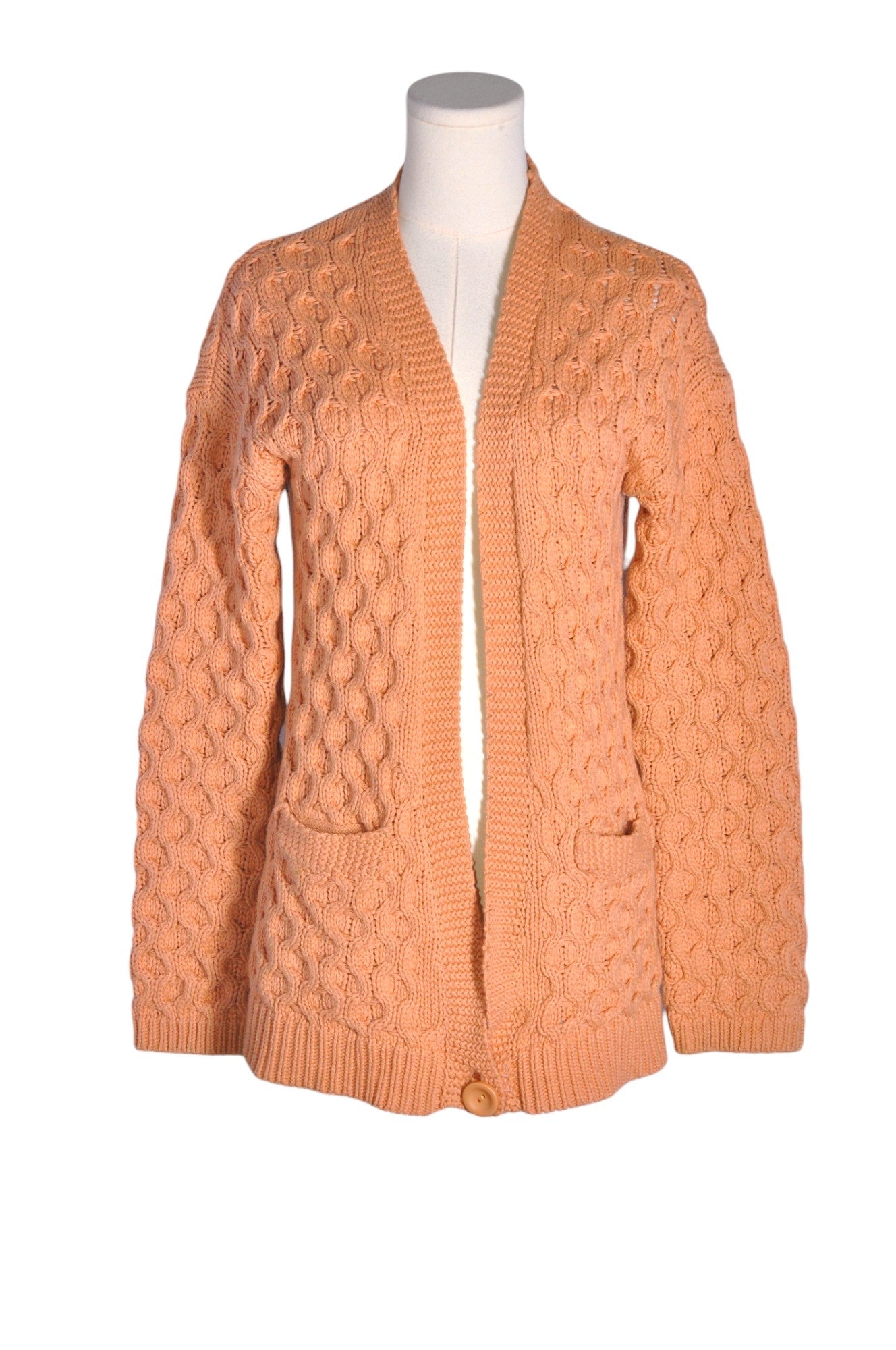 Stylish NEW LOOK Women's Brown Regular Fit Cardigan - Size 8