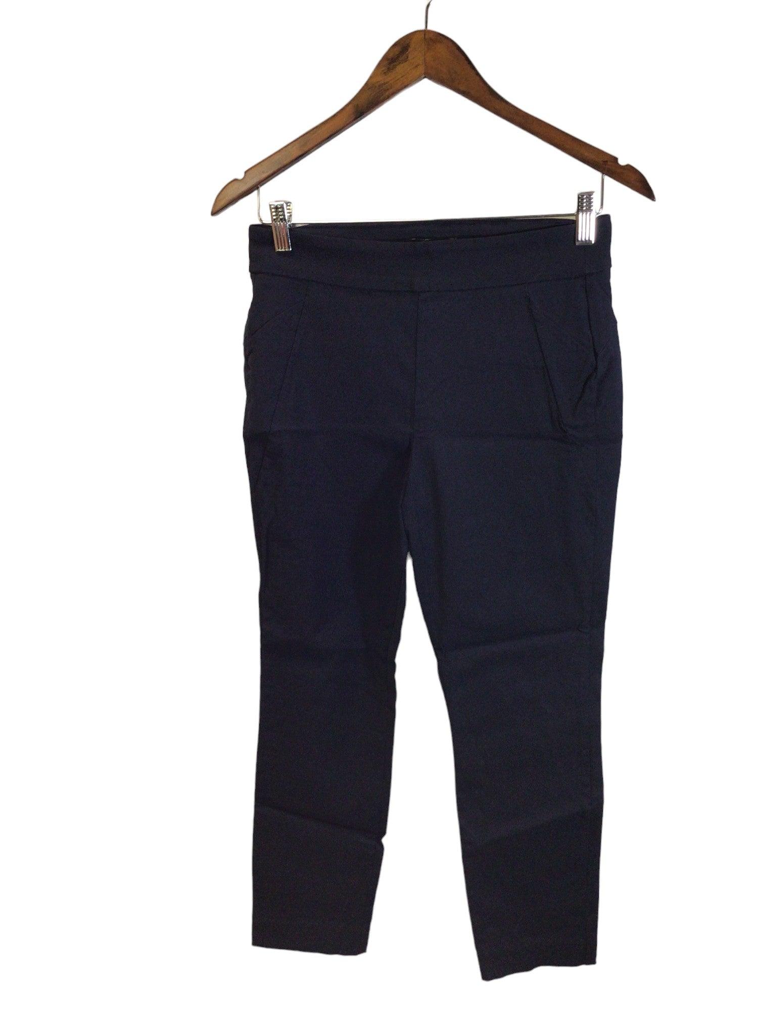 RW&CO Stylish Blue Regular Fit Women's Work Pants - Size M
