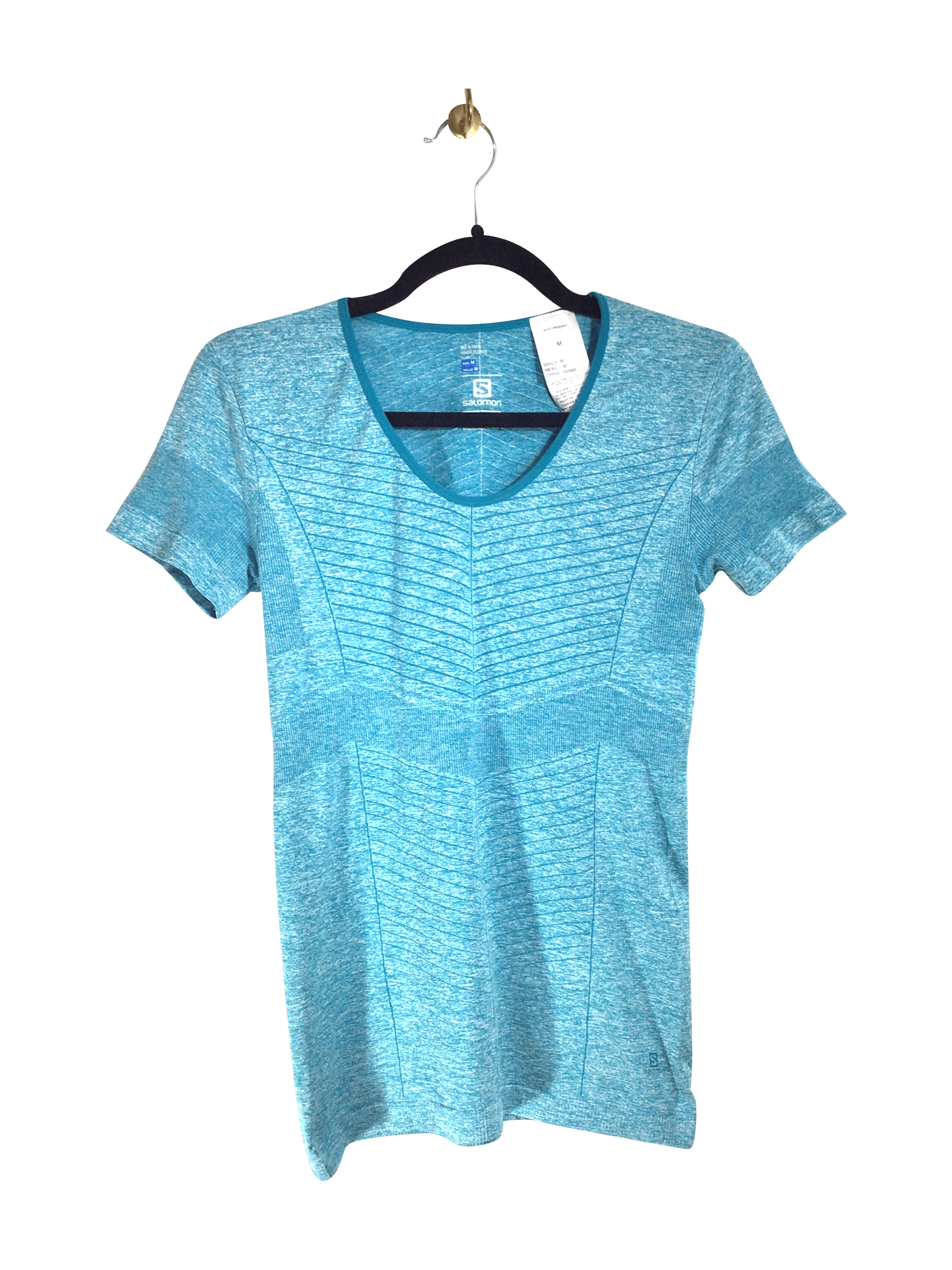 SALOMON Stylish Women's Blue Regular Fit T-Shirts - Size M