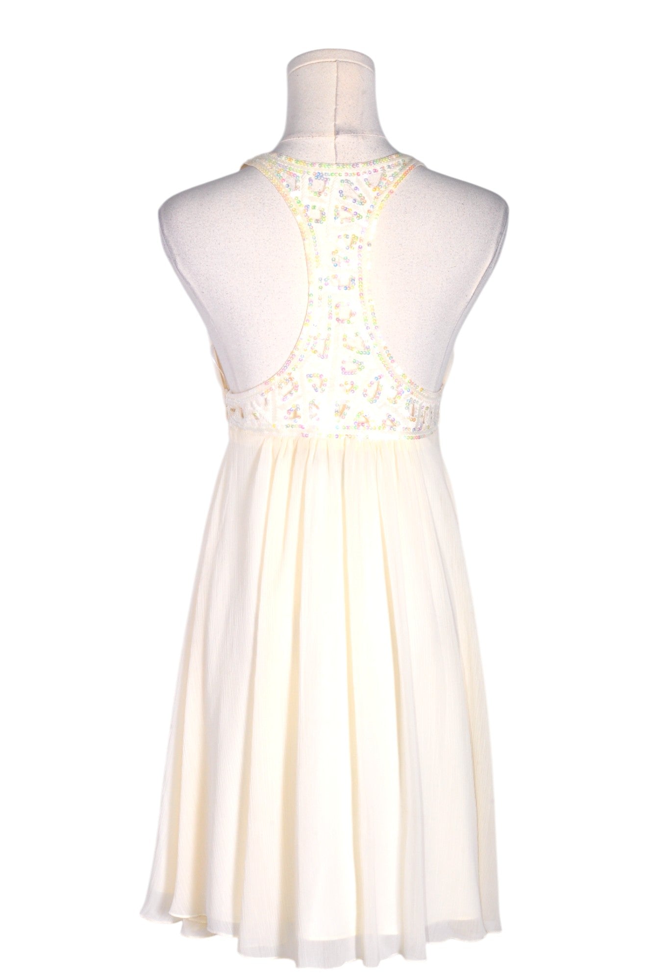 Stylish KOPA Women's White Regular-Fit A-Line Dress - Size S