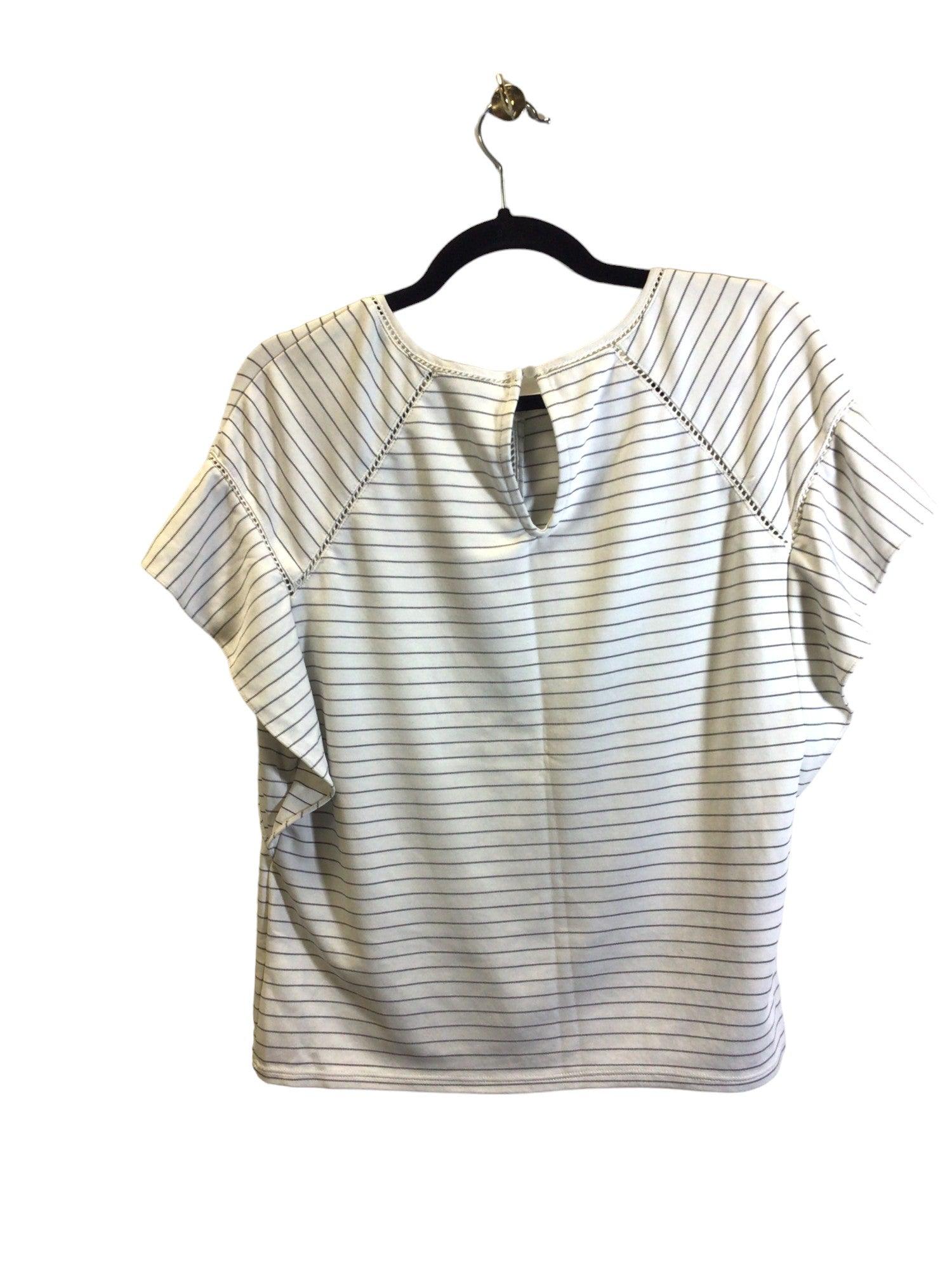 RW&CO Stylish White Regular-Fit Women's Blouses - Size S