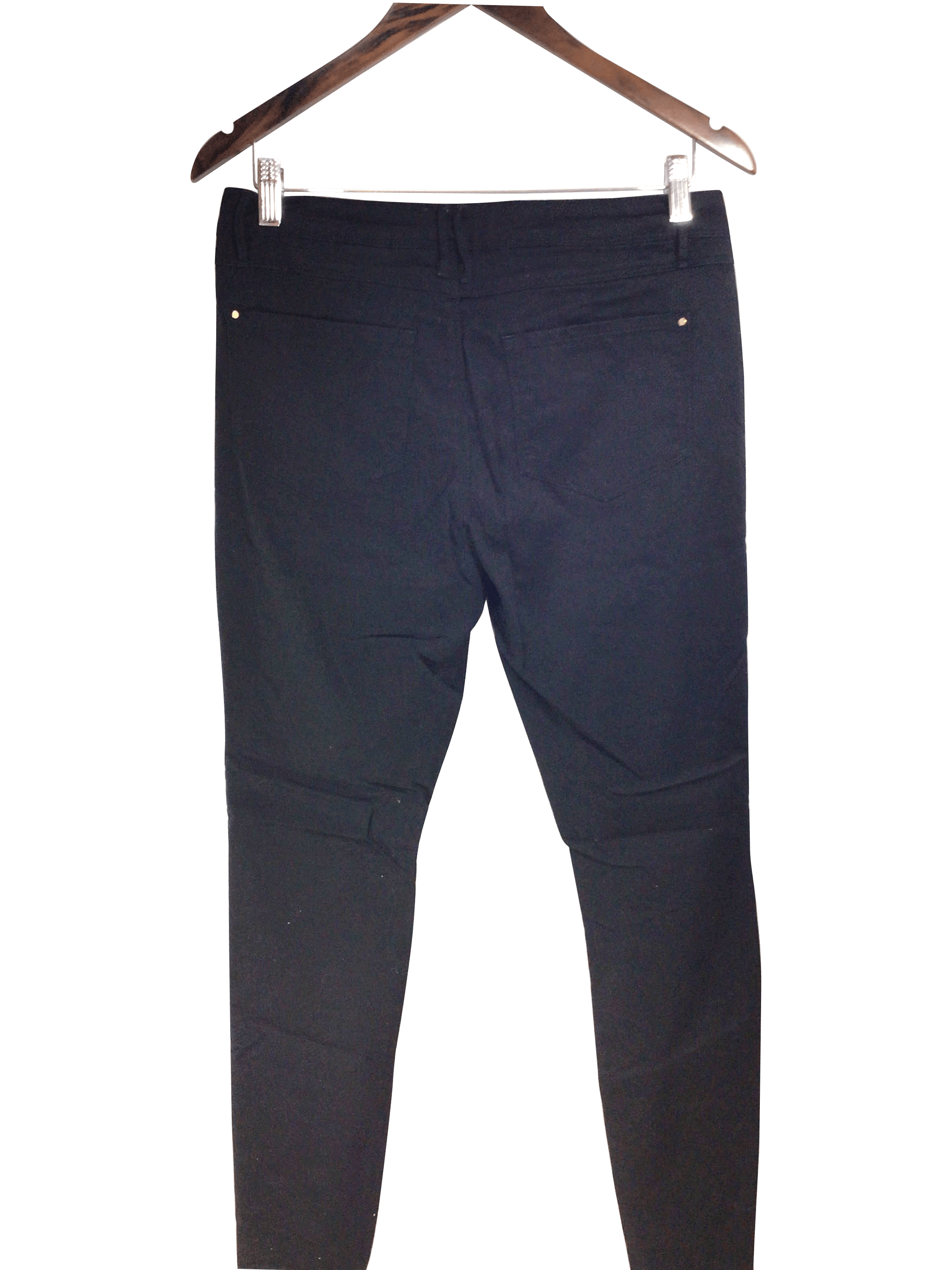 Stylish RW&CO Women's Black Regular Fit Straight-Legged Jeans - Size M