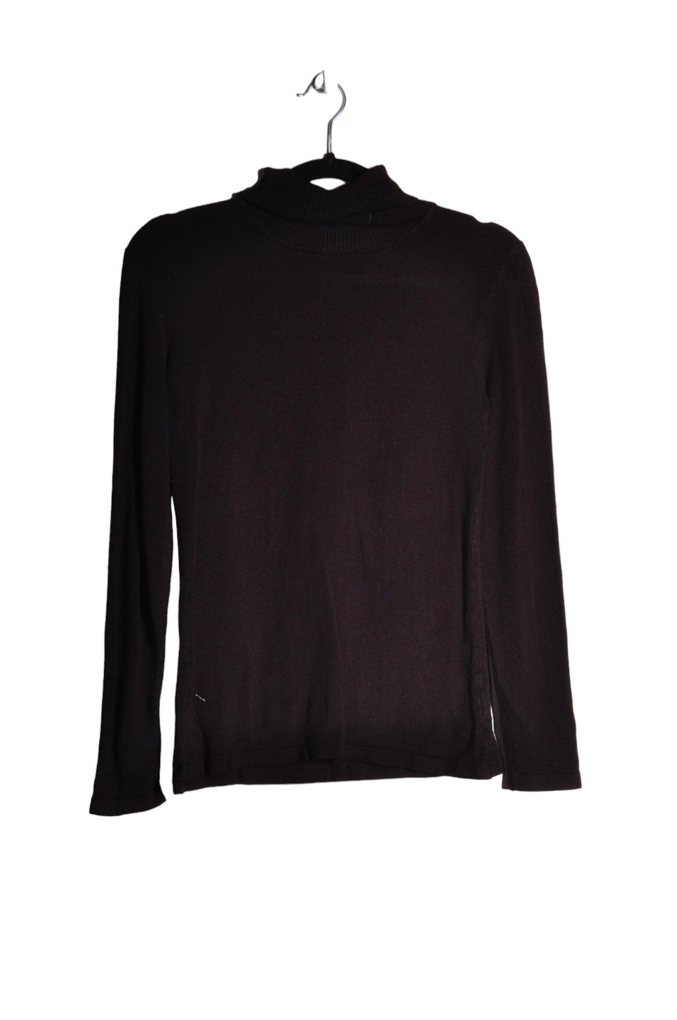 Stylish SAN FRANCISCO Women's Brown Regular Fit Turtleneck Tops - Size S