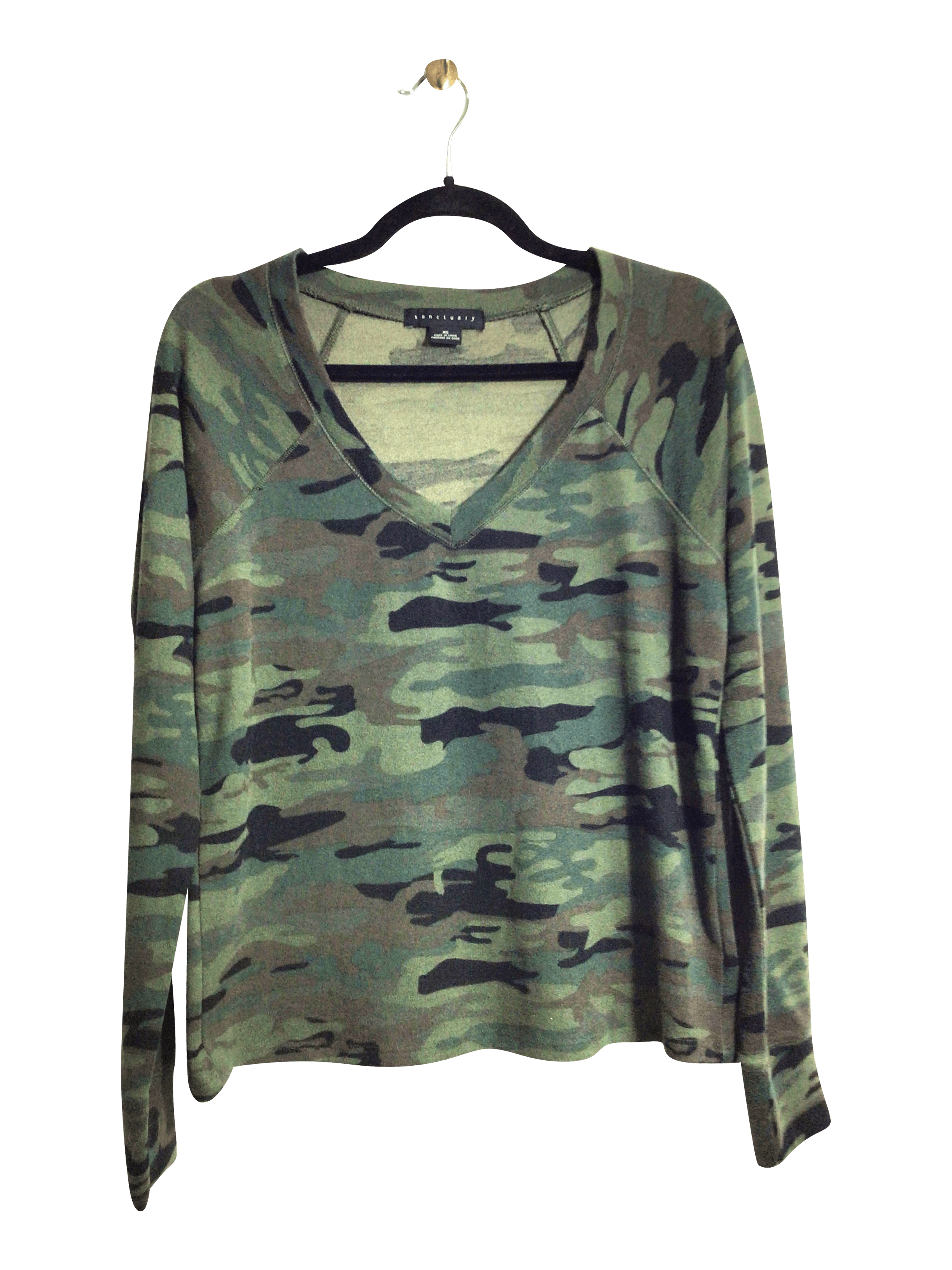 Stylish SANCTUARY Second-Hand Women's Green Regular-Fit T-Shirts - Size XS