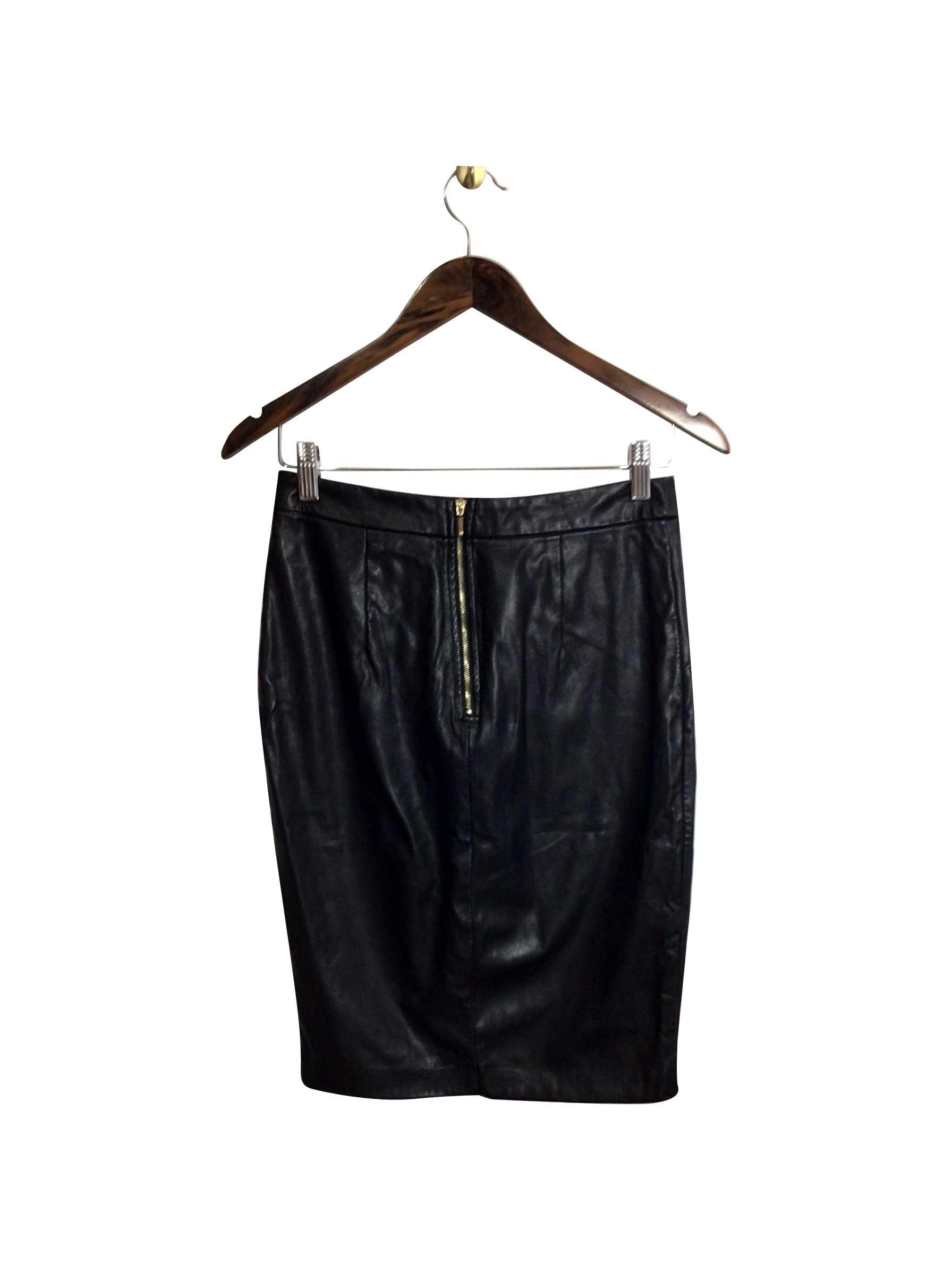 DYNAMITE Trendy Regular Fit Black Skirt - Size XS