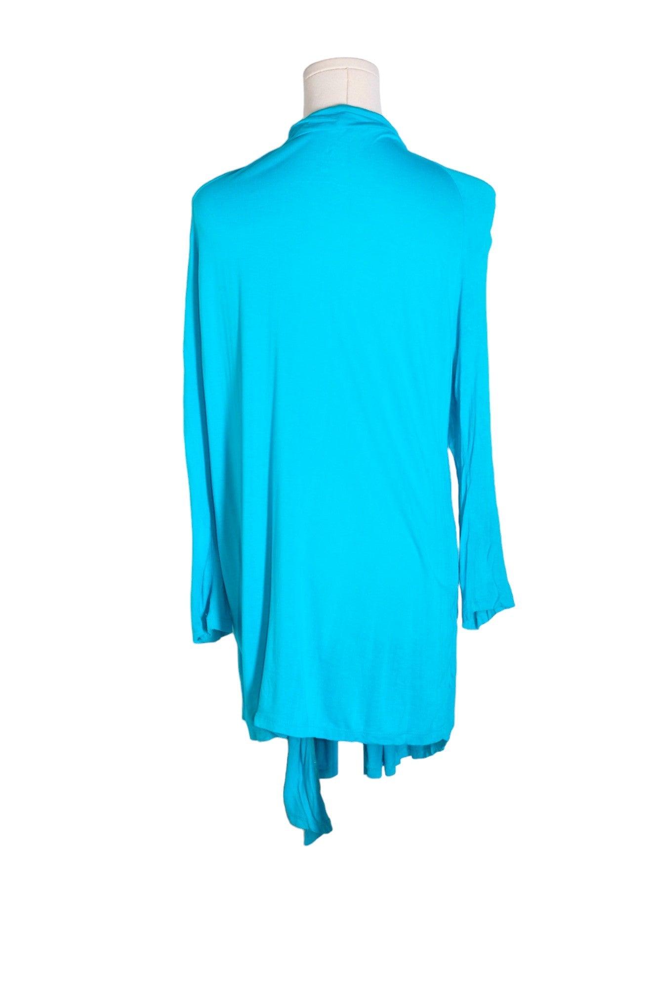 Stylish NEW YORK & COMPANY Women's Blue Regular-Fit Cardigan - Size XL