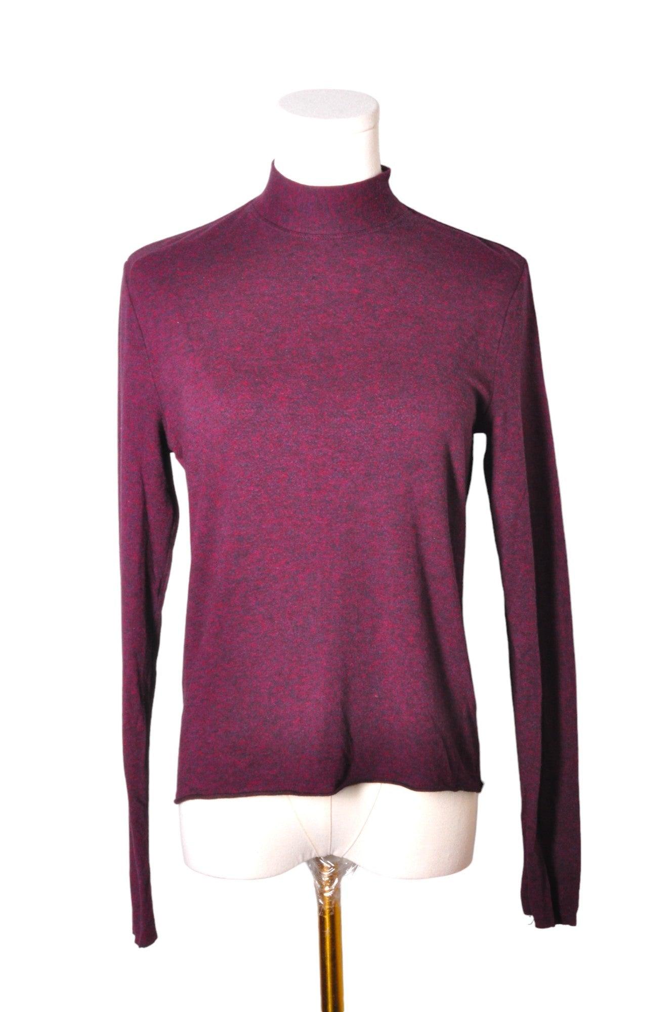 Stylish KIT ACE Women's Red Regular-Fit Turtleneck Top - Size 4