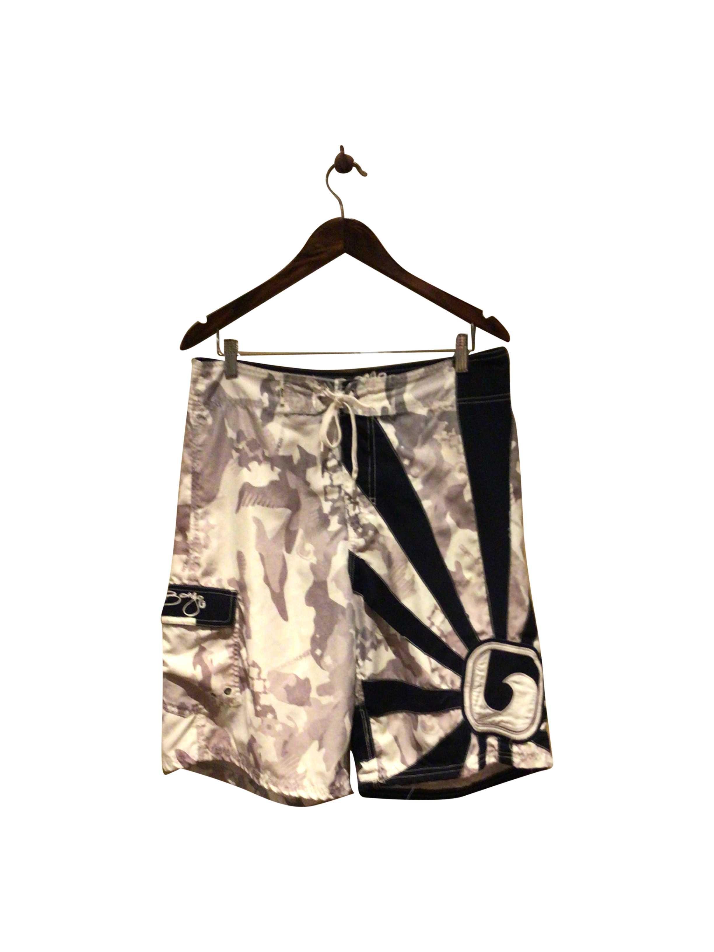 BONGO Stylish Regular Fit Black Pant Shorts - Size M