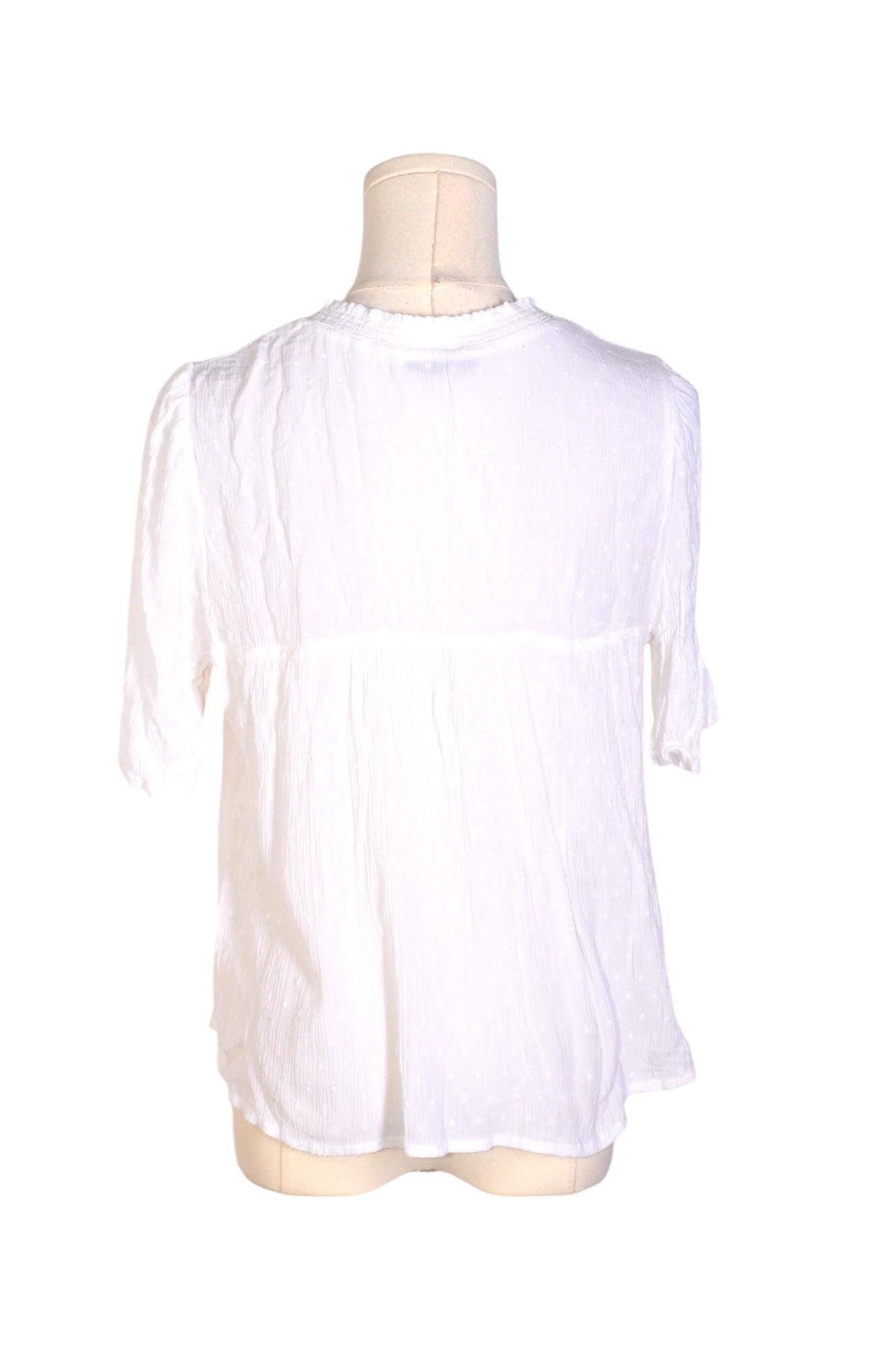 DEX Women's Stylish White Regular Fit Blouse - Size S