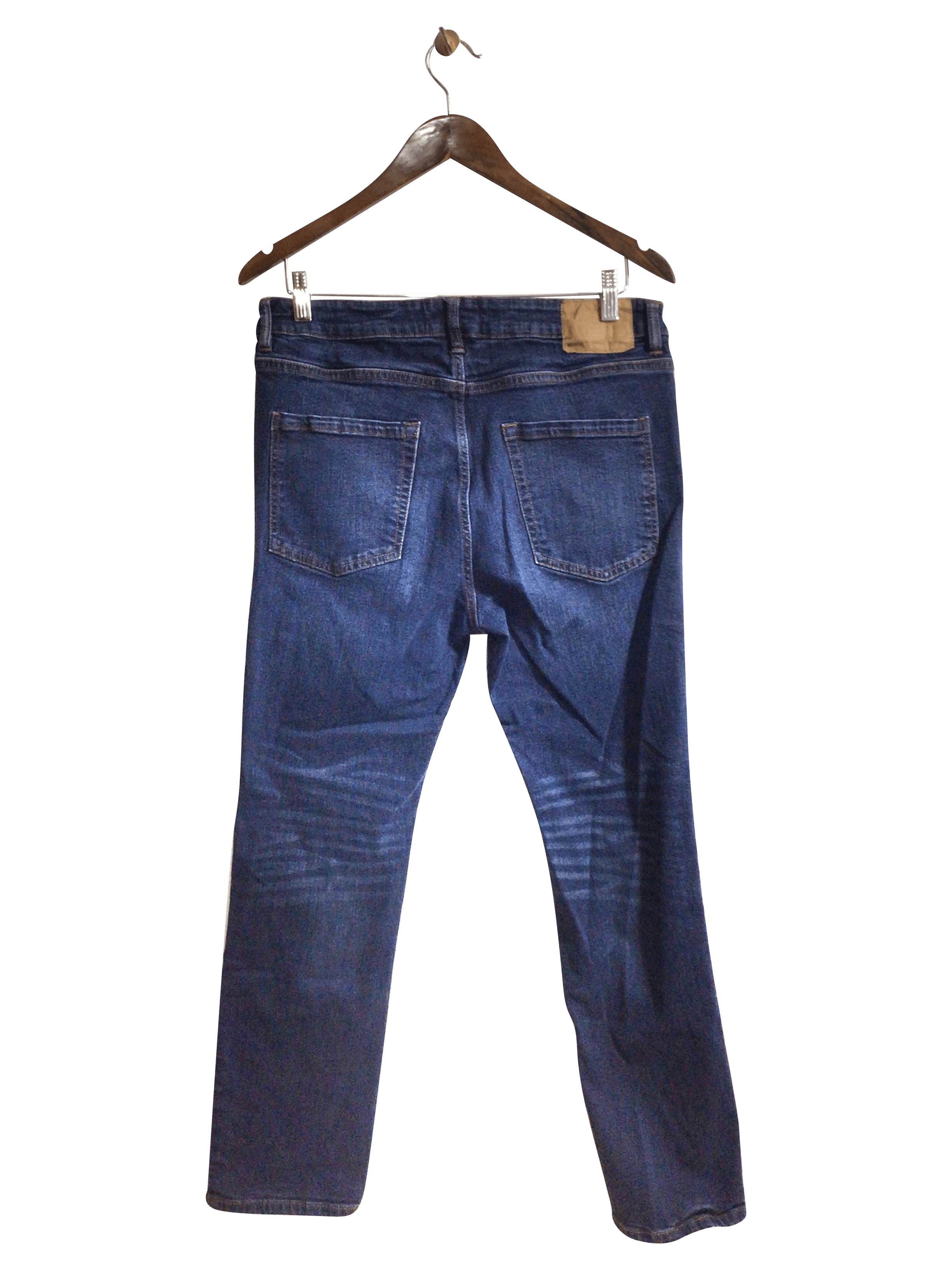 BLUENOTES Stylish Women's Blue Regular-Fit Straight-Legged Jeans - Size 34x32