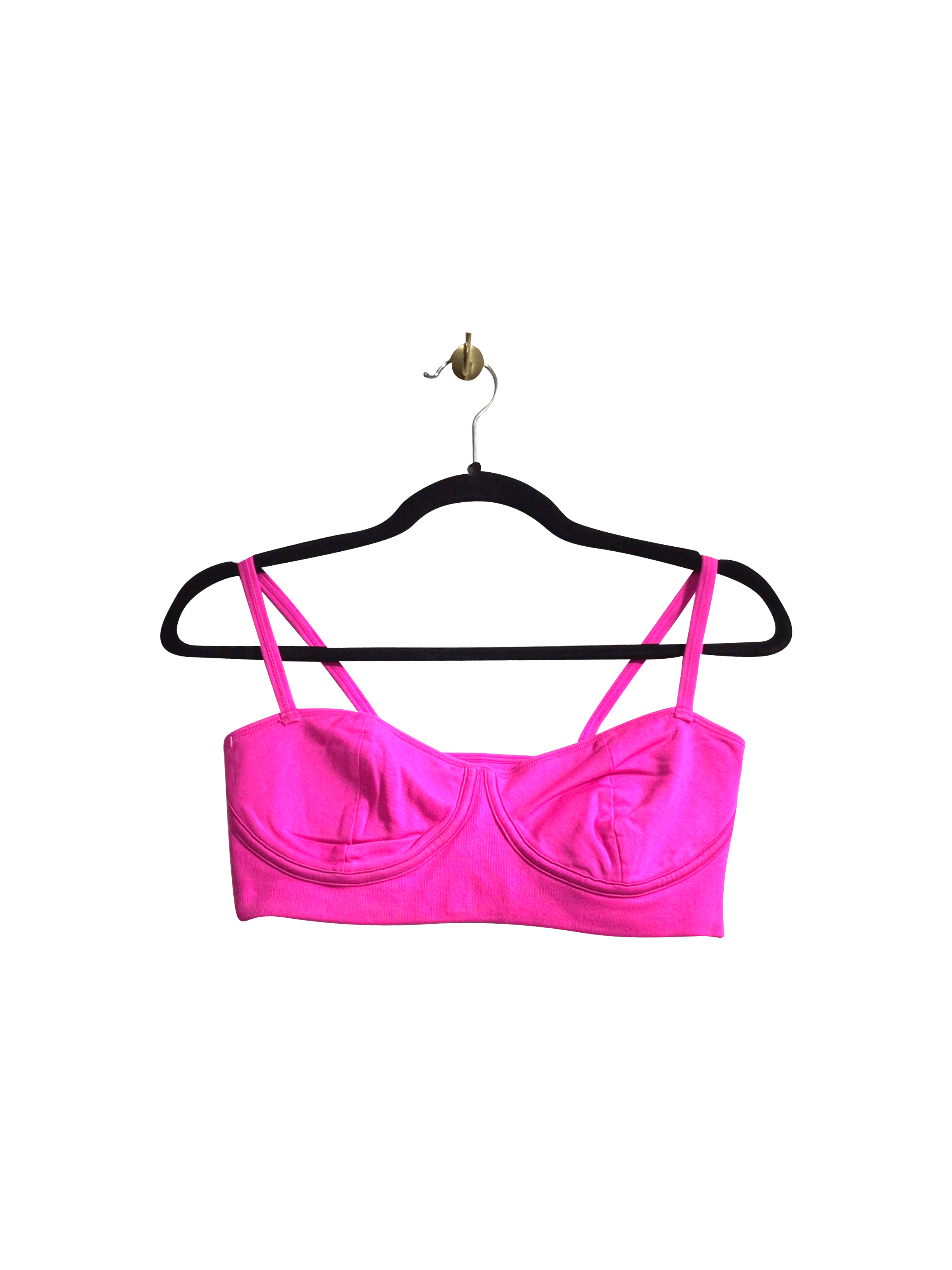 KGMTL Women's Pink Regular Fit Second - Hand Activewear Sports Bras - Size L