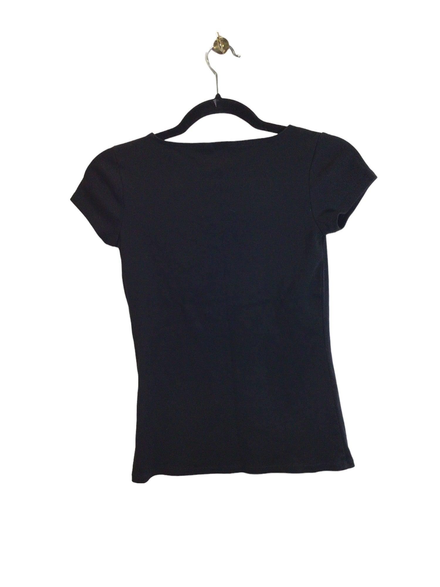 Stylish RW&CO Women's Regular Fit Black T-Shirt - Size S