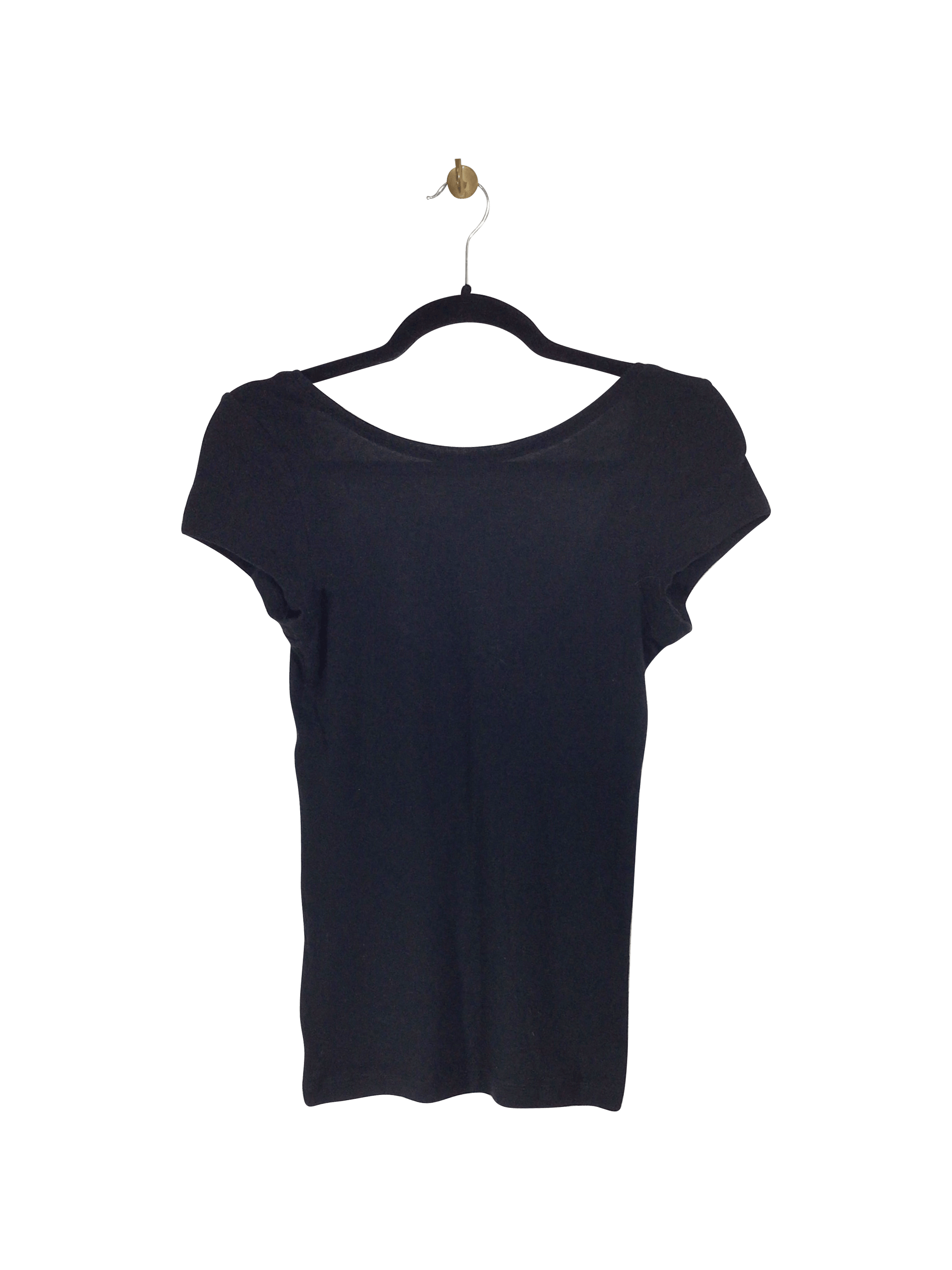 Stylish CLUB MONACO Women's Regular Fit Black T-Shirt - Size XS