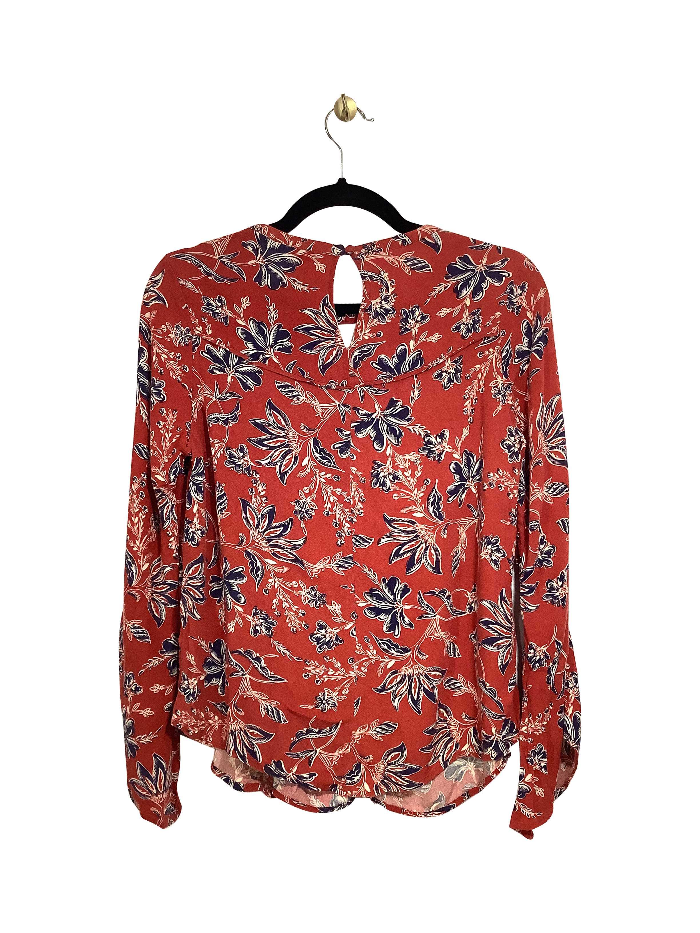 DEMOCRACY Stylish Regular Fit Orange Blouse - Size S