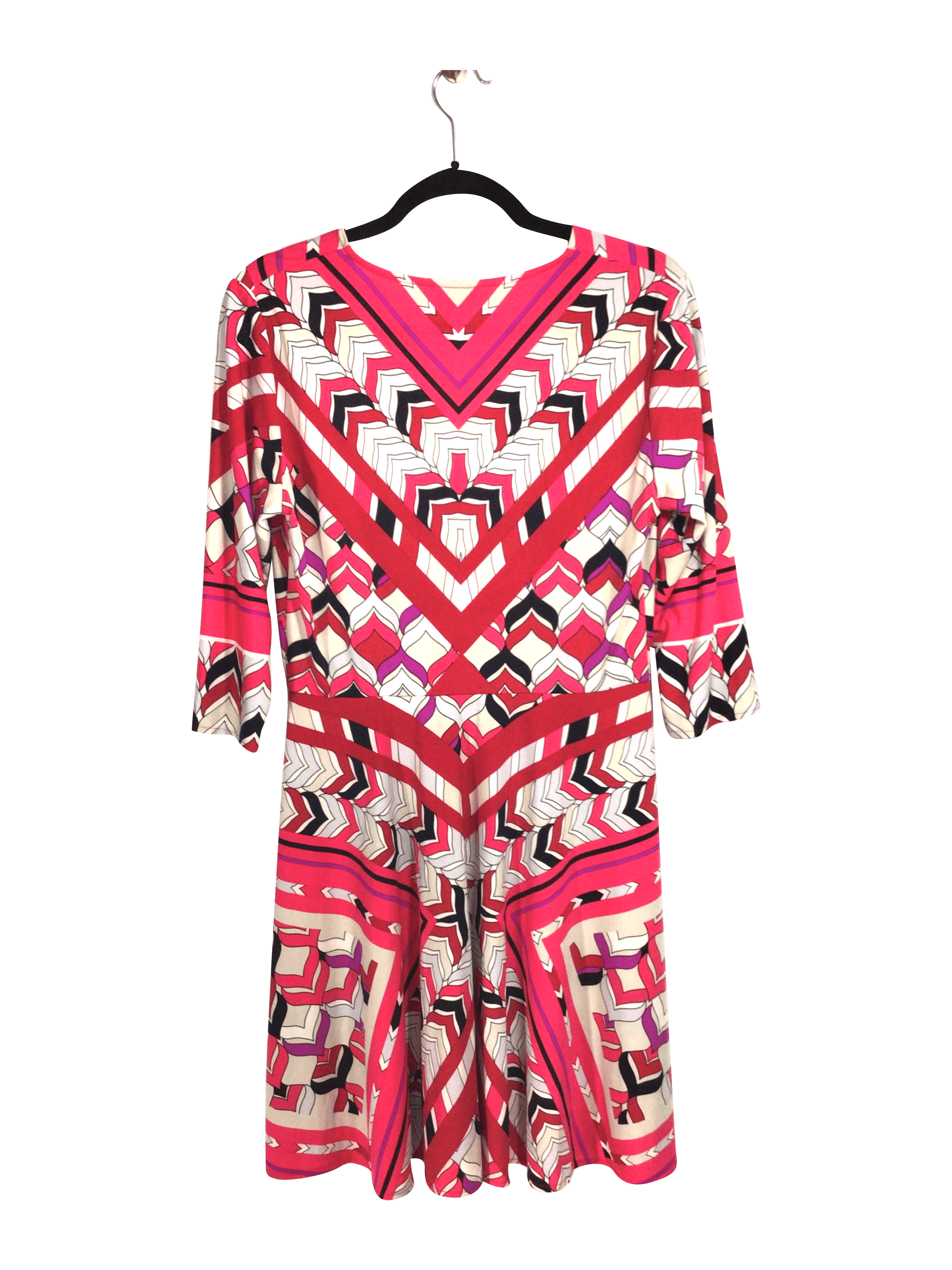 DONNA MORGAN Stylish Women's Drop Waist Regular Fit Pink Dress - Size 8