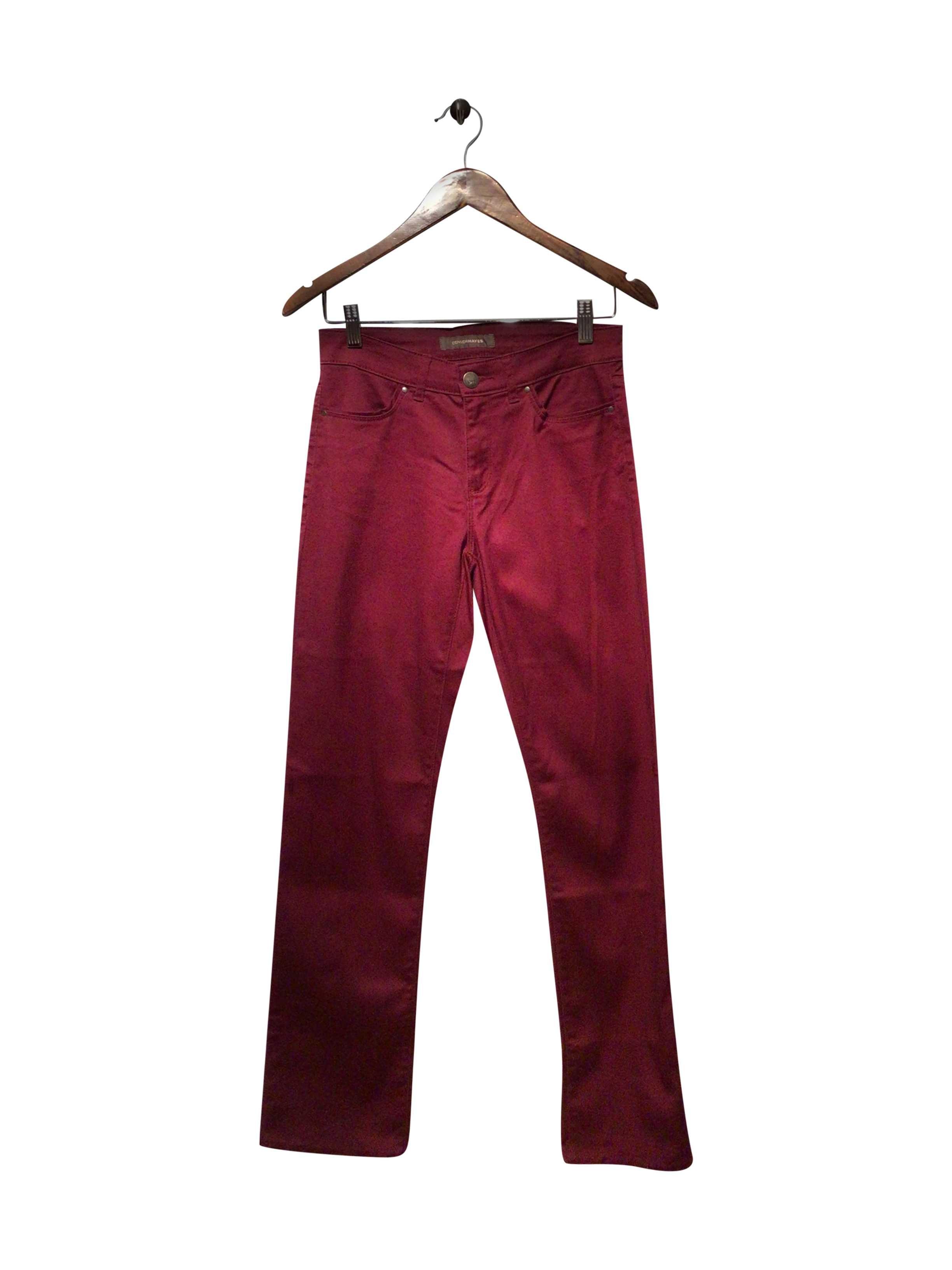 DENVER HAYES Stylish Regular Fit Red Pant - Size 32