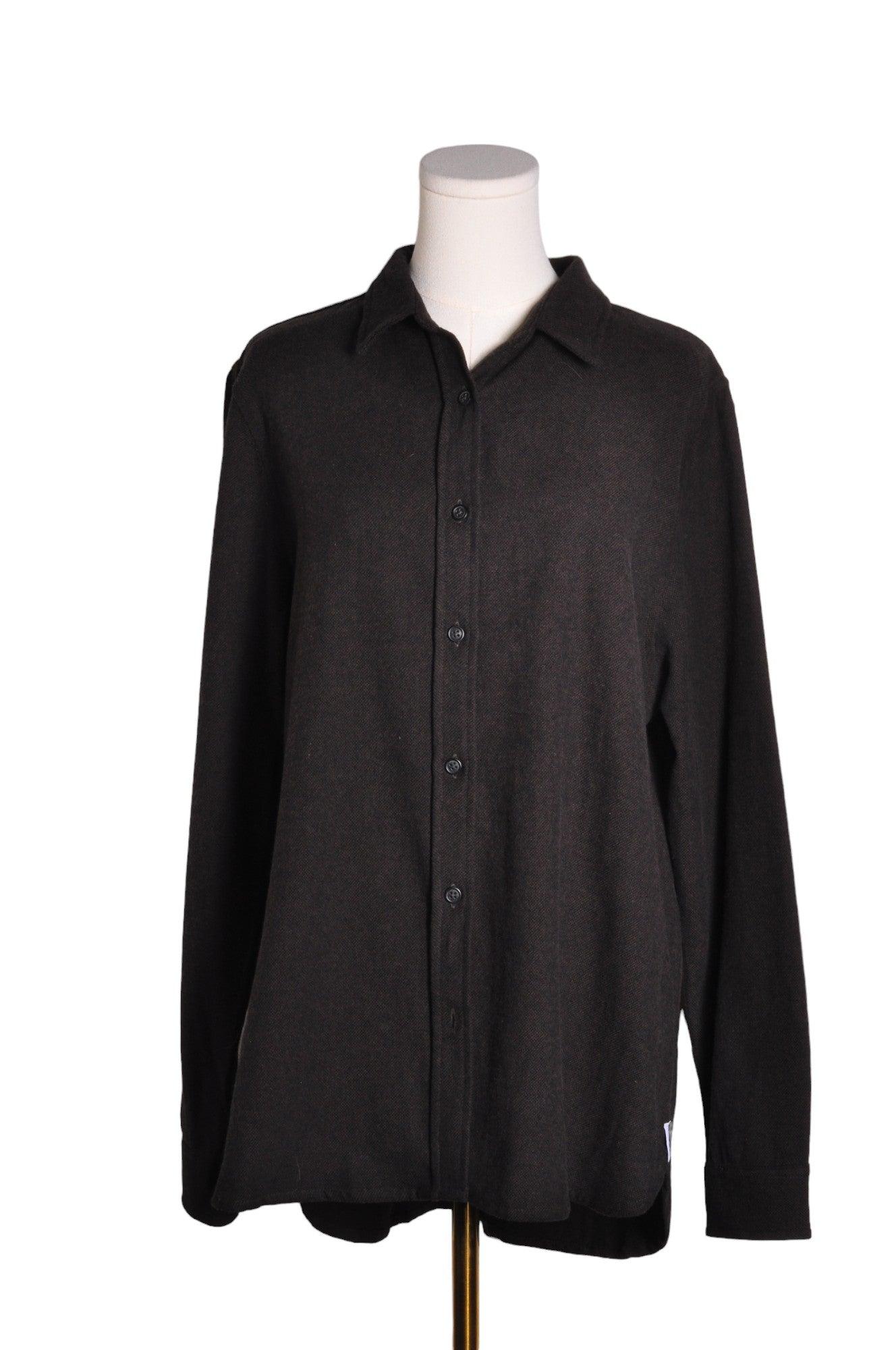 ANIAN Stylish Women's Brown Button - Down Regular - Fit Tops in XL Size