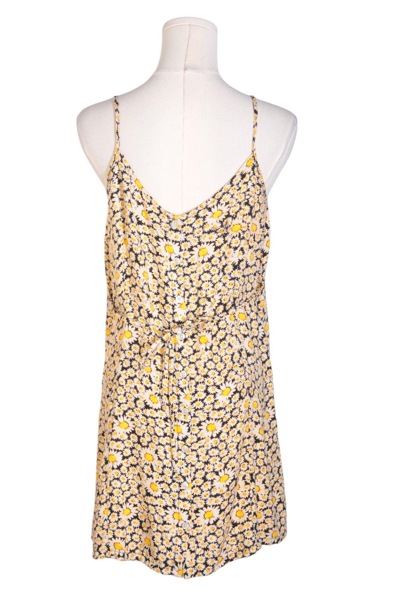 Stylish AMERICAN EAGLE Women's Regular-Fit Yellow Mini Dress - Size L