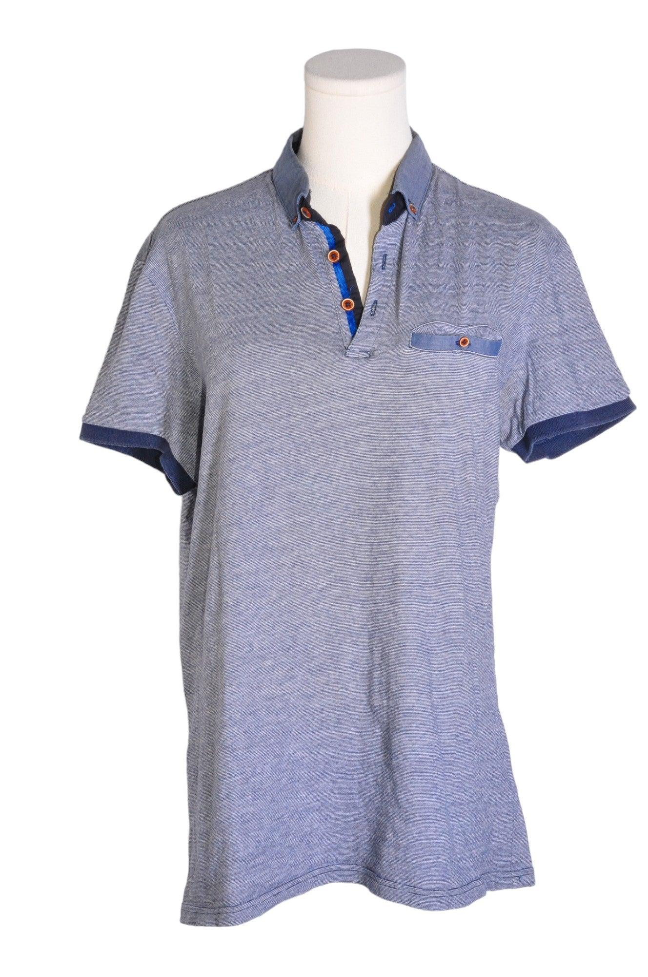 RW&CO Stylish Men's Regular Fit Blue T-Shirt - Size M