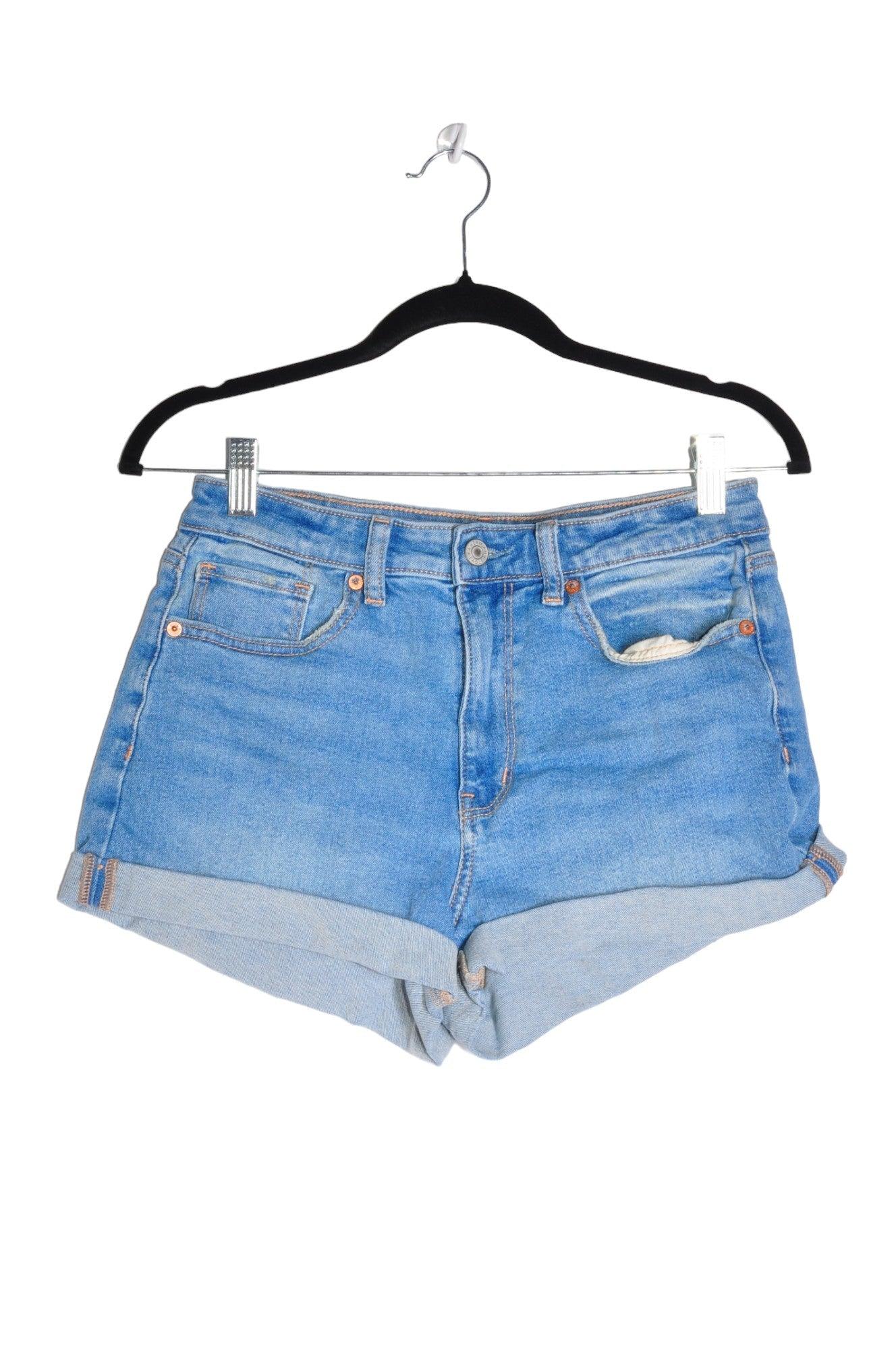 AMERICAN EAGLE Stylish Blue Regular Fit Women's Denim Shorts - Size 6