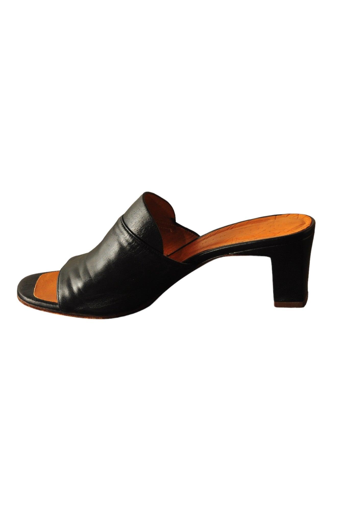 Stylish CHIE MIHARA Women's Regular-Fit Black Heels - Size 37.5