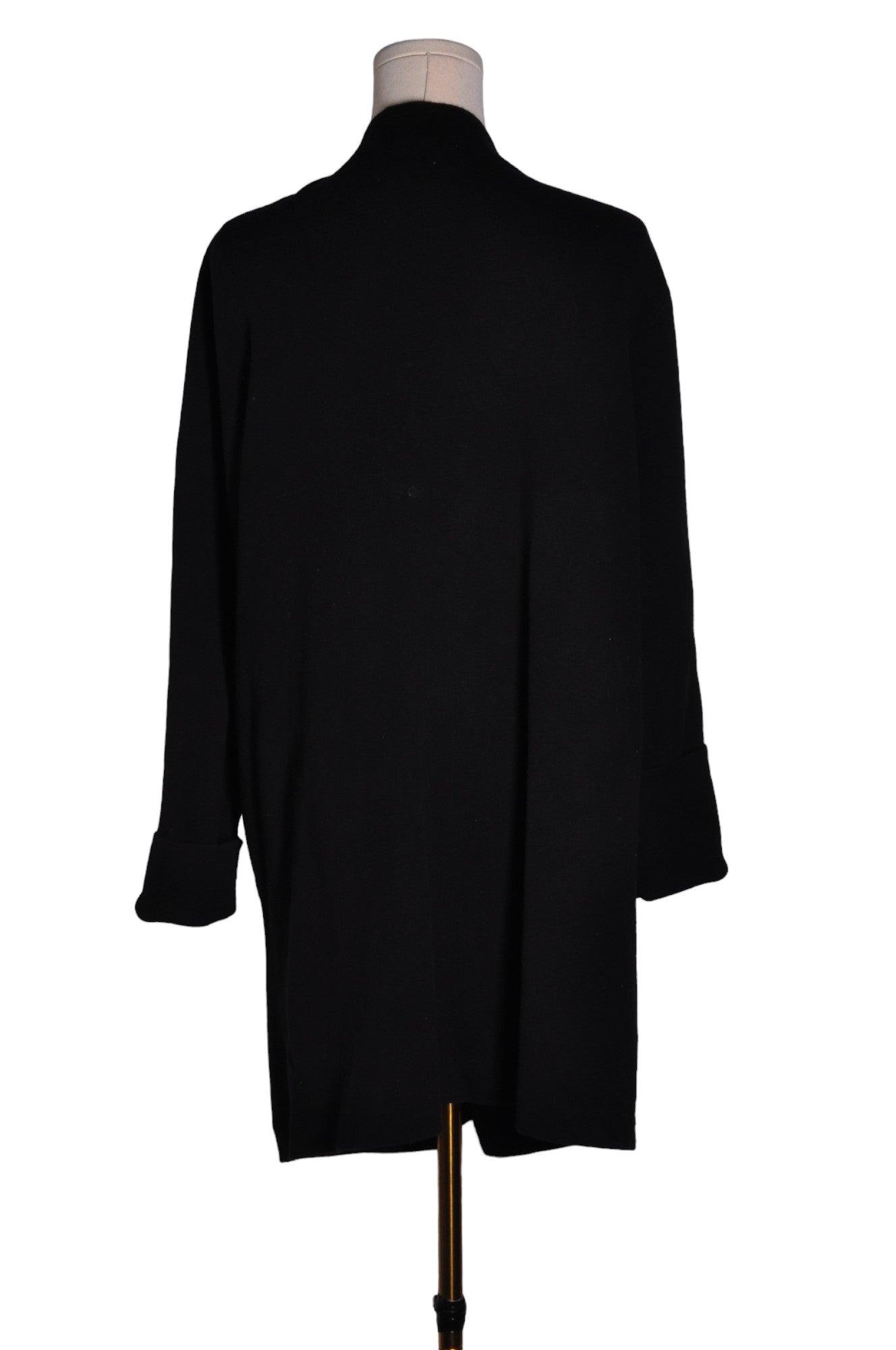 J. CREW Stylish Women's Regular Fit Black Cardigan - Size L