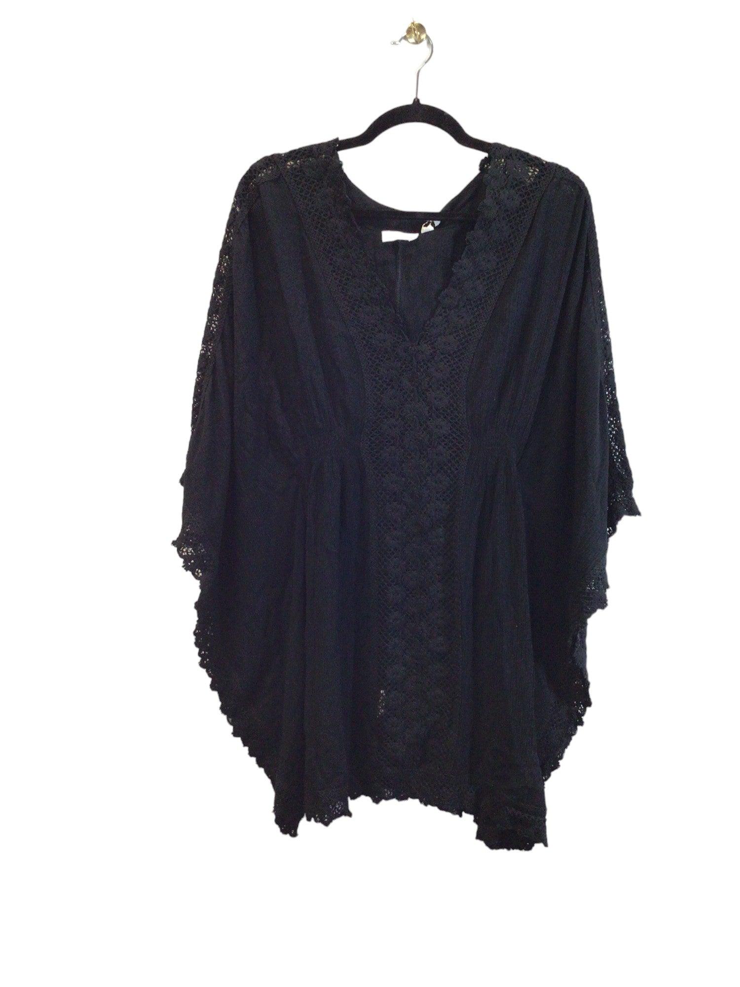 KOY RESORT Stylish Women's Drop Waist Regular Fit Black Dress - Size L