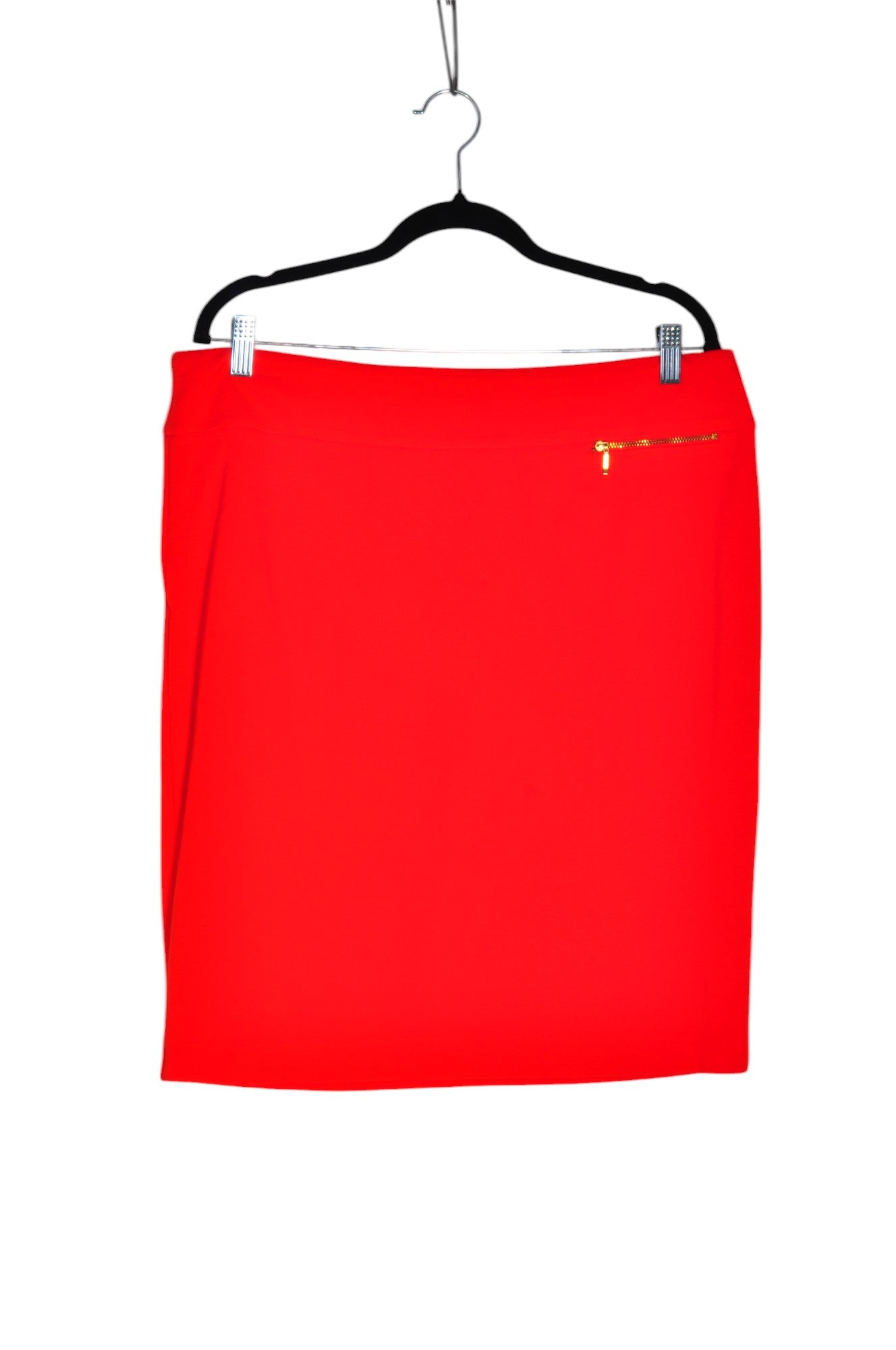 CLEO Stylish Women's Orange Casual Regular Fit Skirt - Size L