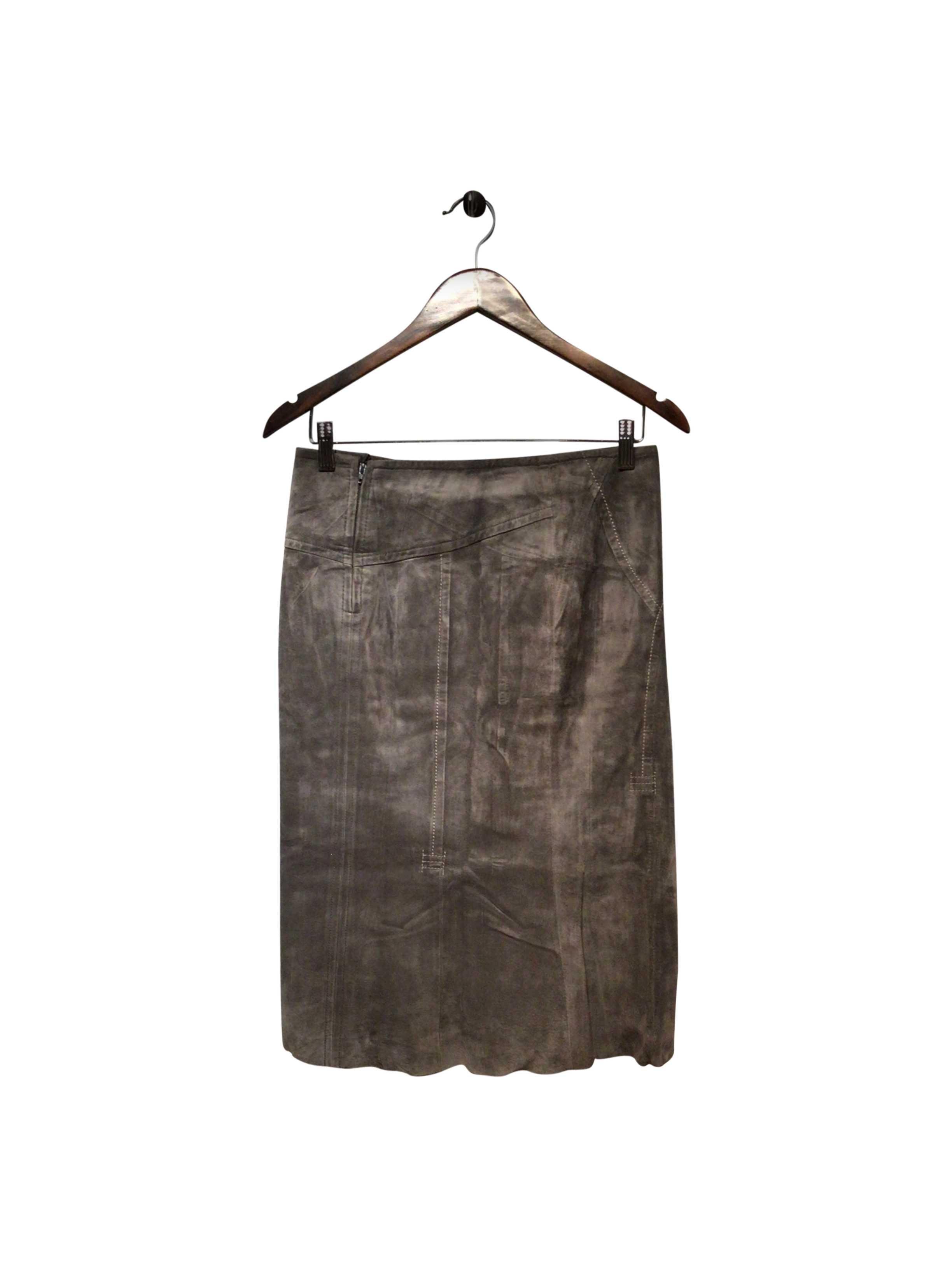 DANIER Stylish Regular Fit Gray Skirt - Size 4