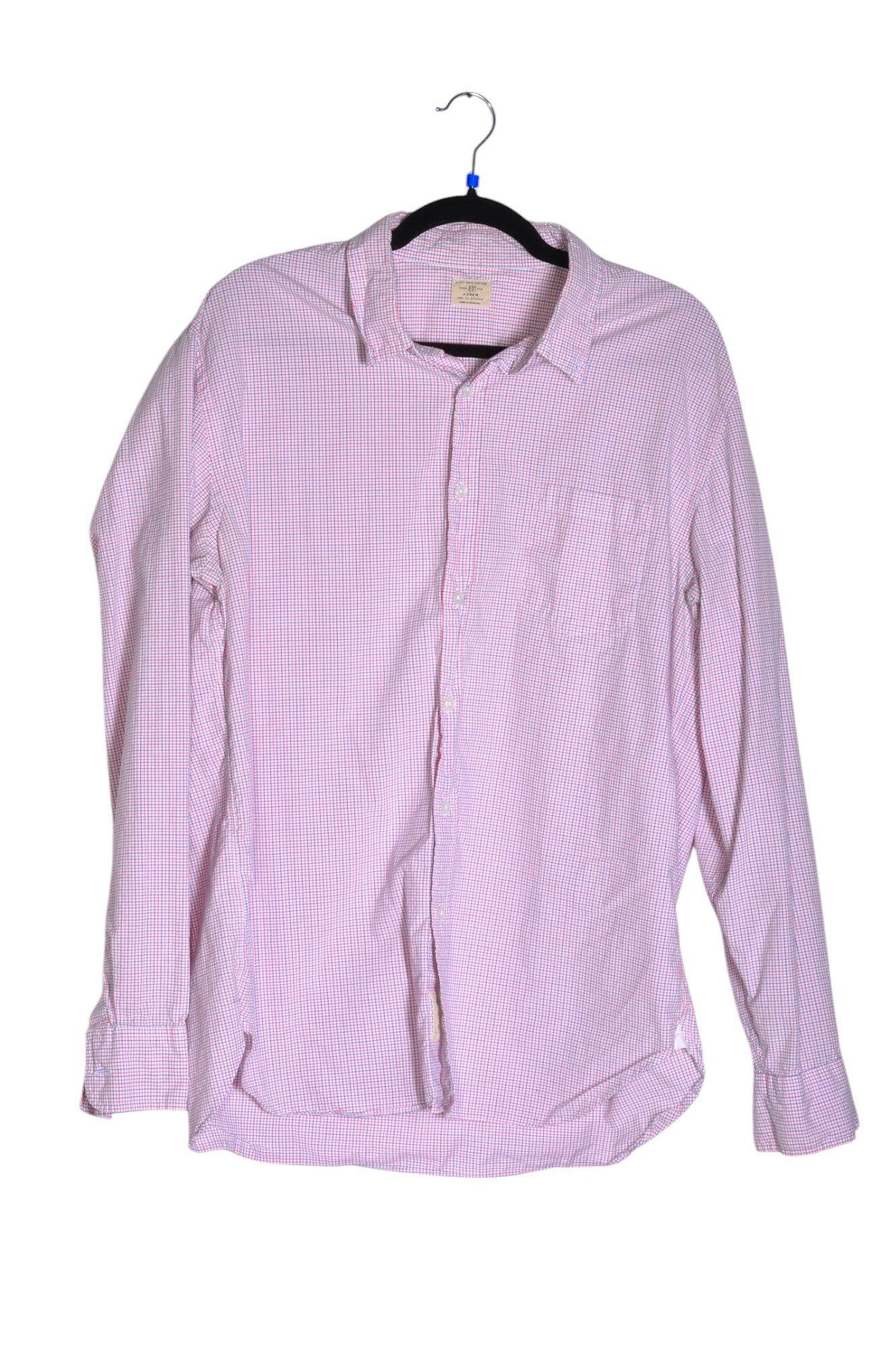 J. CREW Men's Pink Regular Fit Button Down Tops - XL