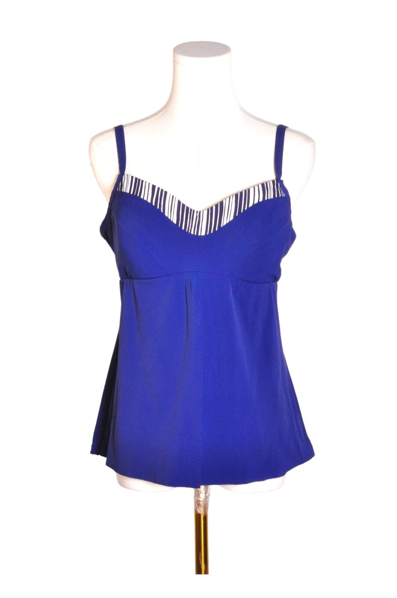 CHRISTINA SWIMWEAR Stylish Women's Blue Regular Fit Tankinis - Size 10