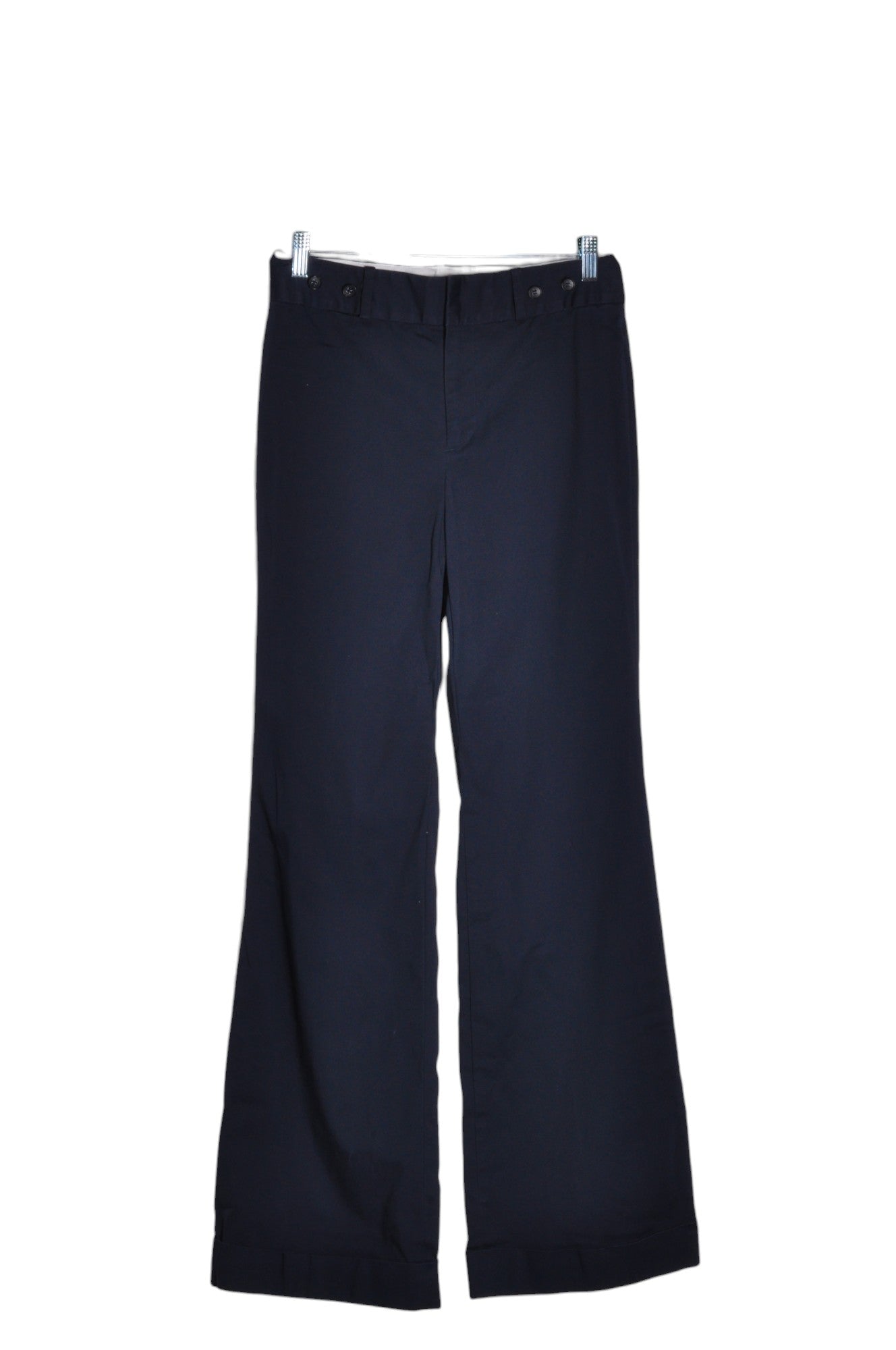 CLUB MONACO Stylish Women's Regular Fit Blue Work Pants - Size 4