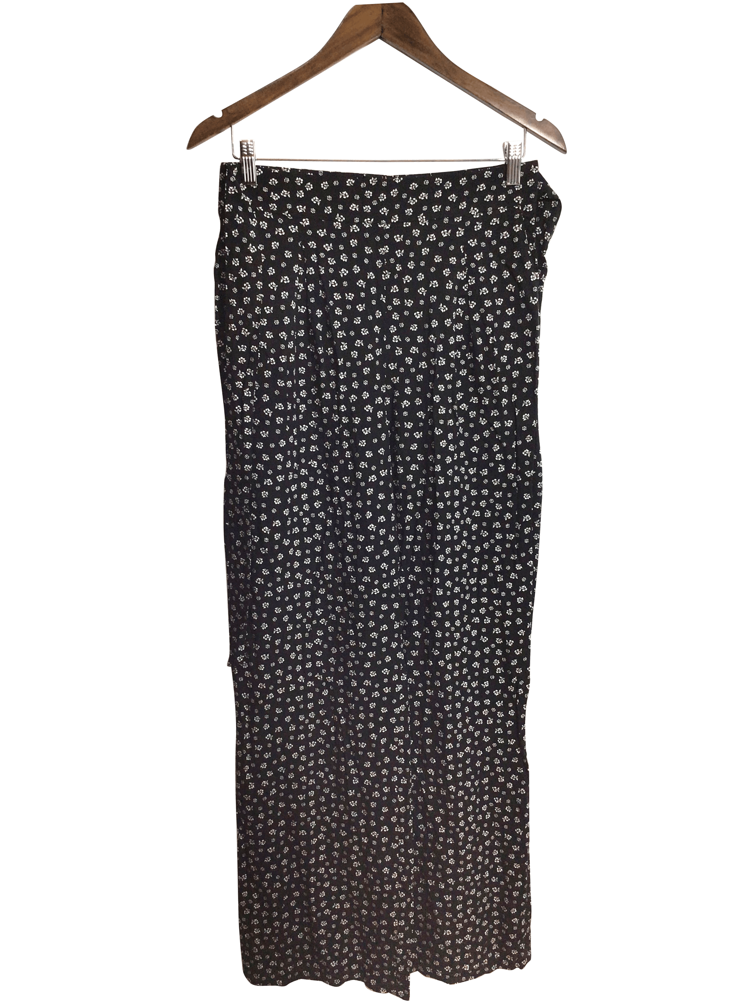 Stylish RW&CO Women's Black Palazzo Pants in Regular Fit - Size M
