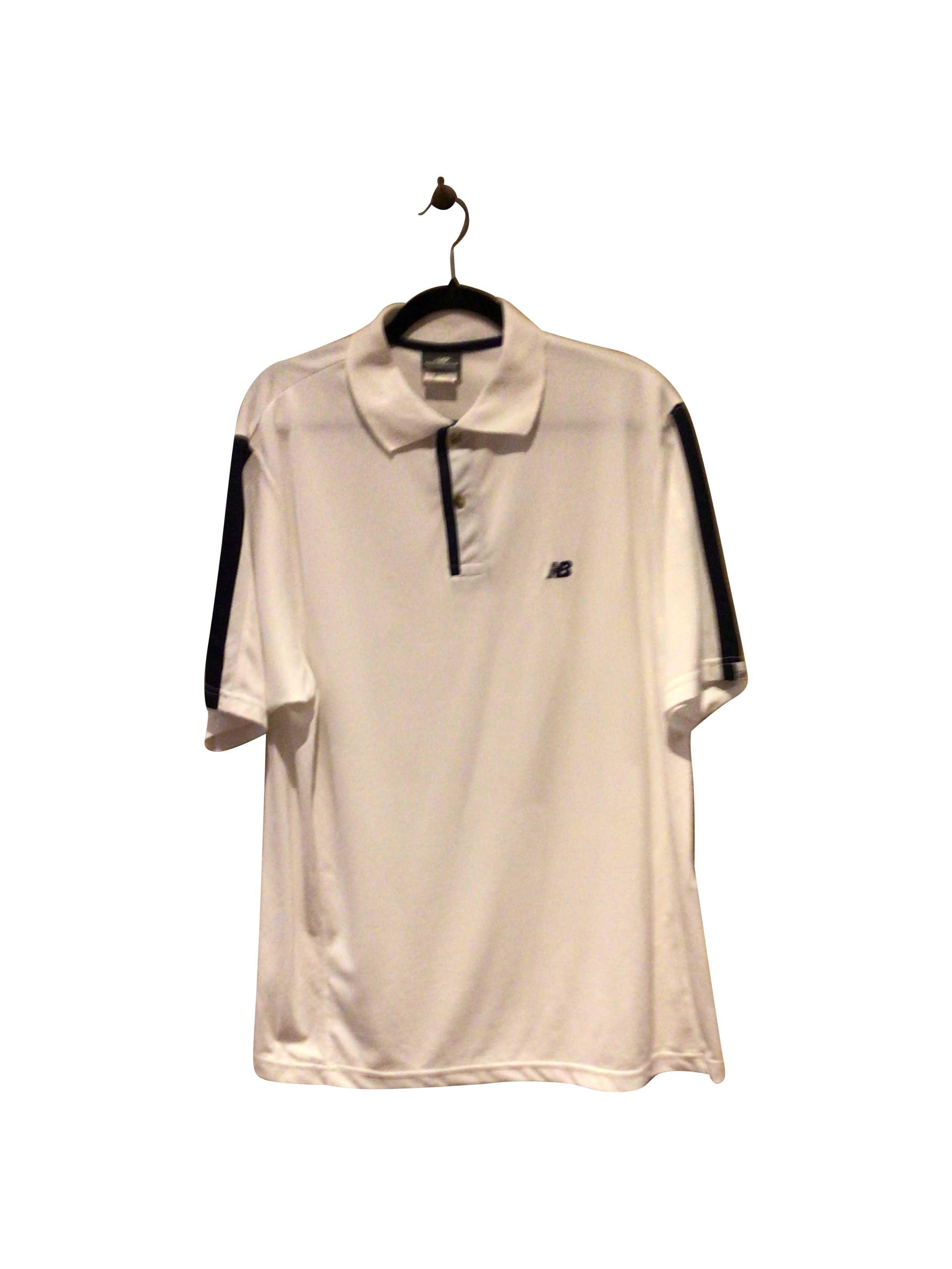 NEW BALANCE Premium White Regular Fit XL Second - hand T - shirt