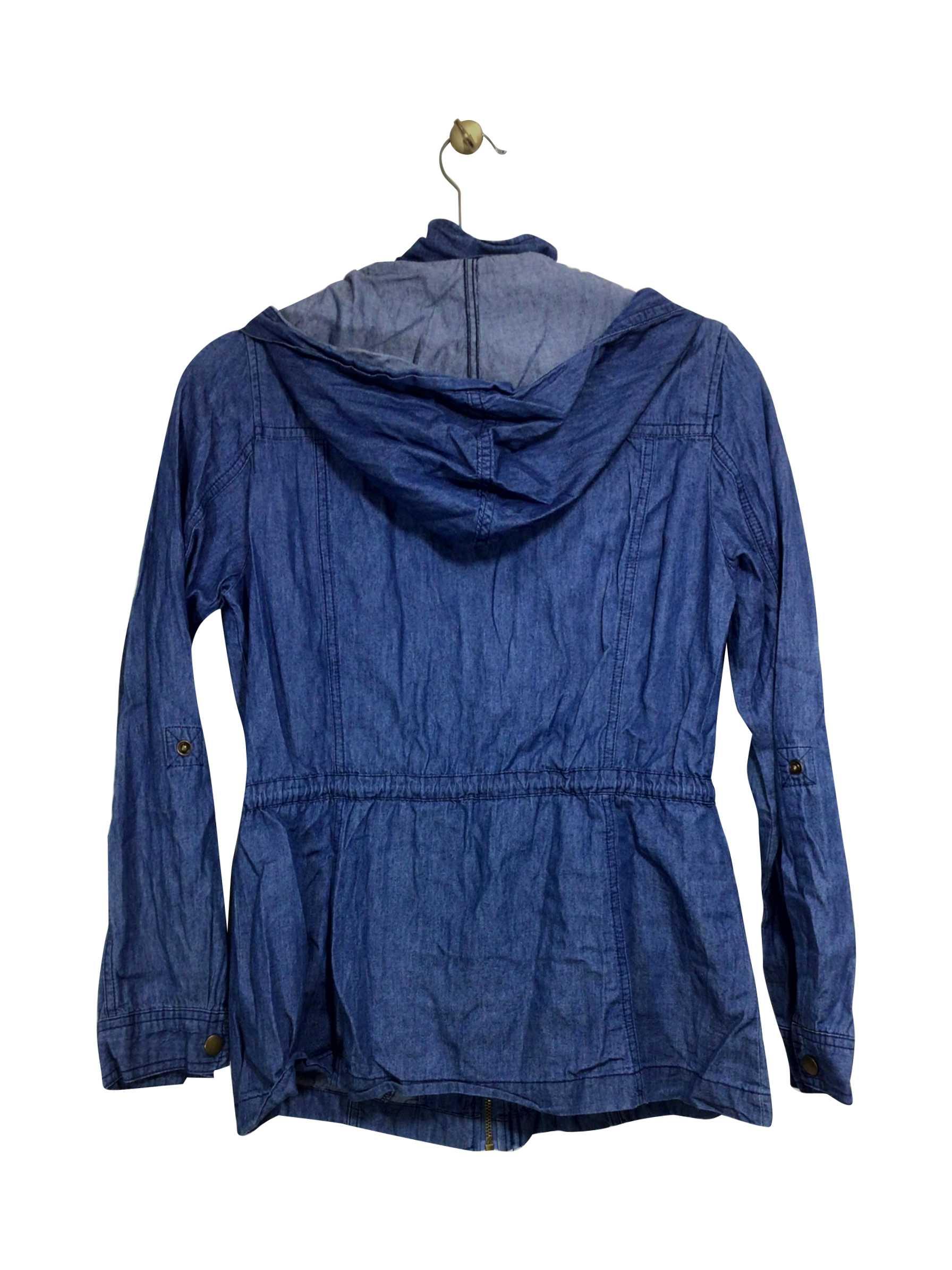 CHOCOLATE USA Stylish Regular Fit Blue Coat - Size S