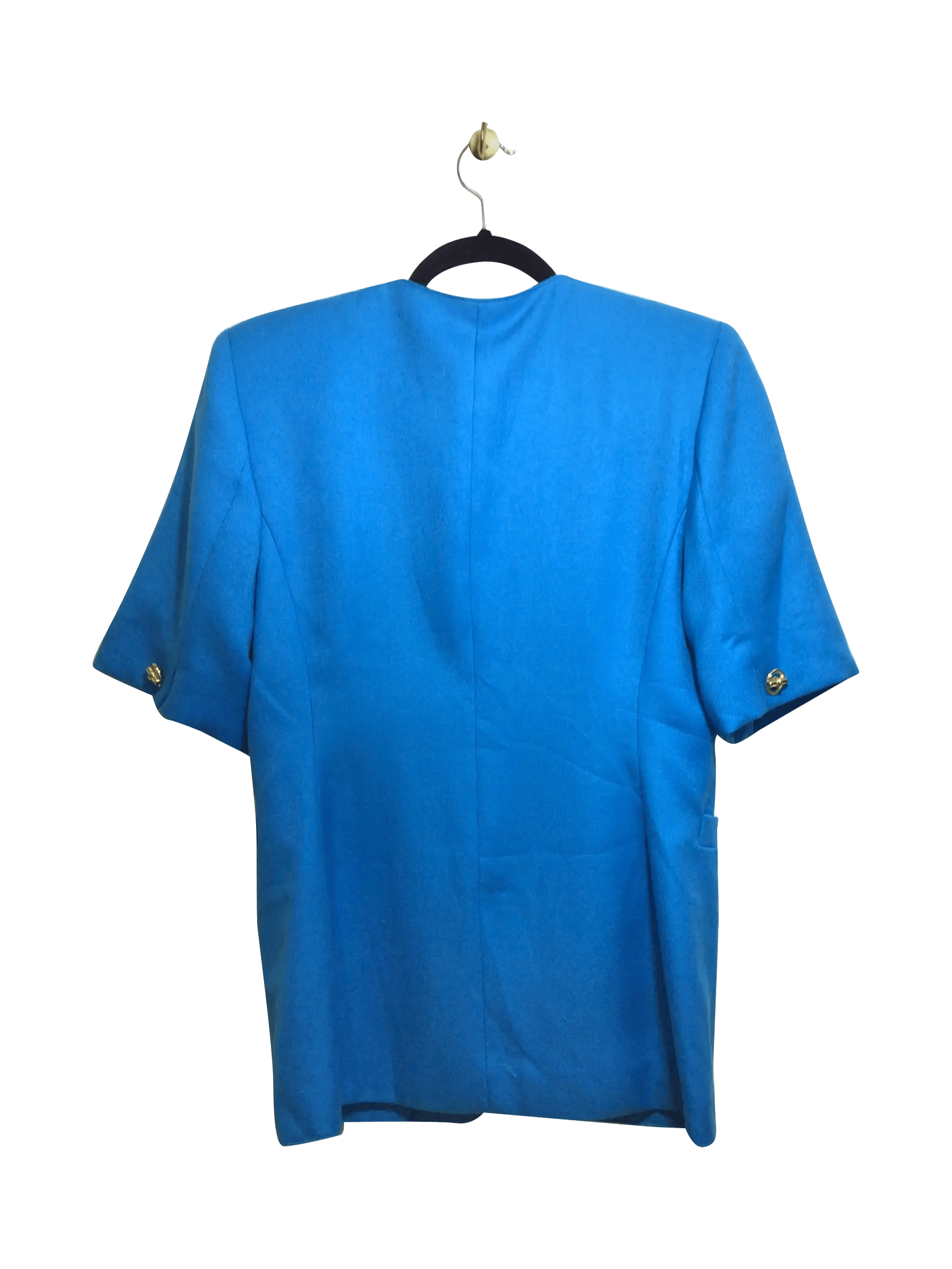 CHIC PETITES Stylish Regular Fit Blue Blazers - Size S