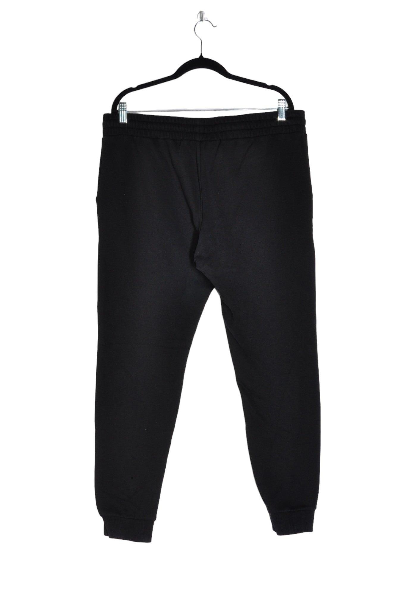 JACK AND JONES Men's Premium Activewear Jogging Pants in Classic Black - Size L