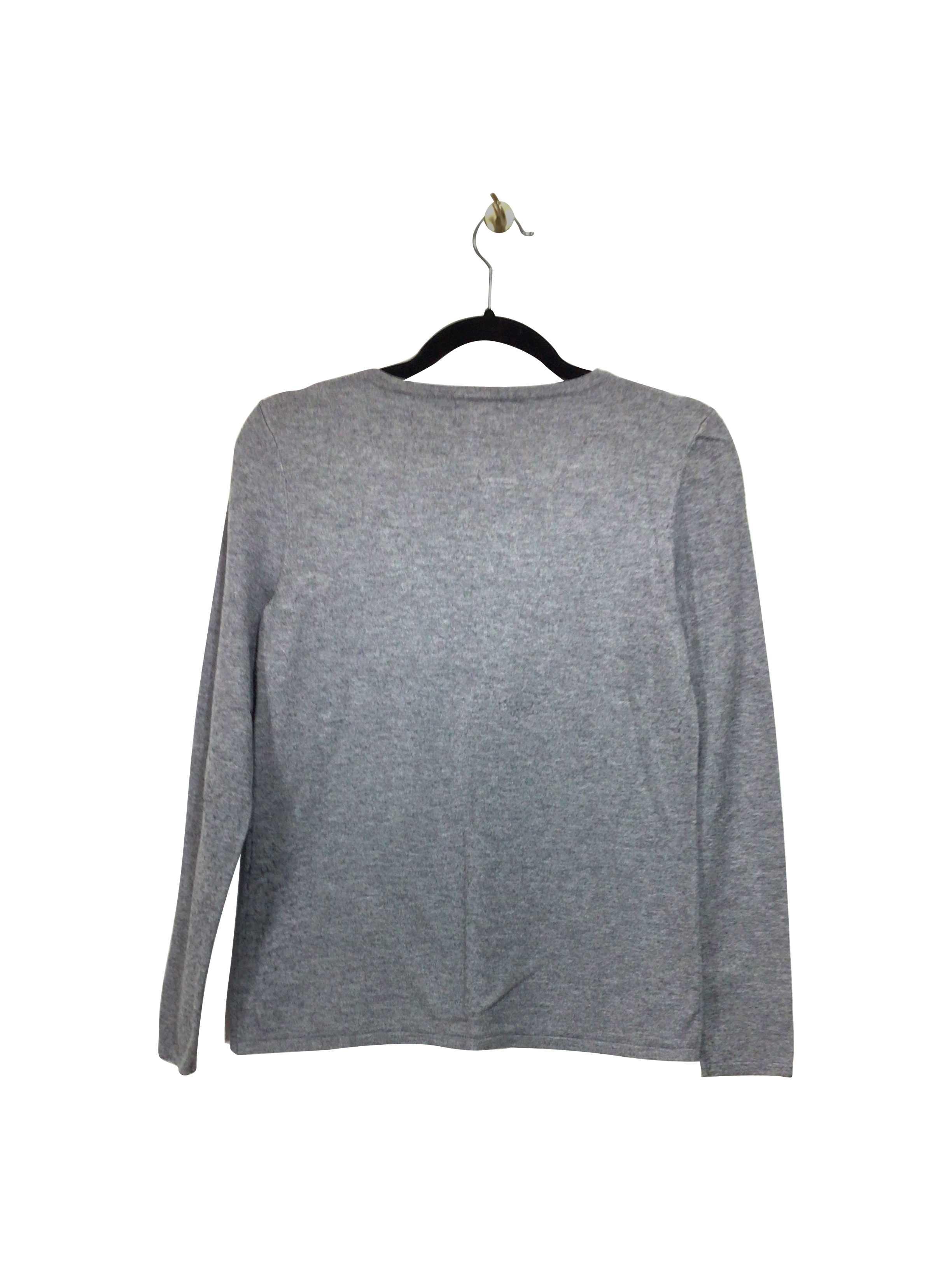 BUFFALO BY DAVID BITTON Stylish Regular Fit Gray Long - Sleeve Crew - Neck T - shirt in Size S