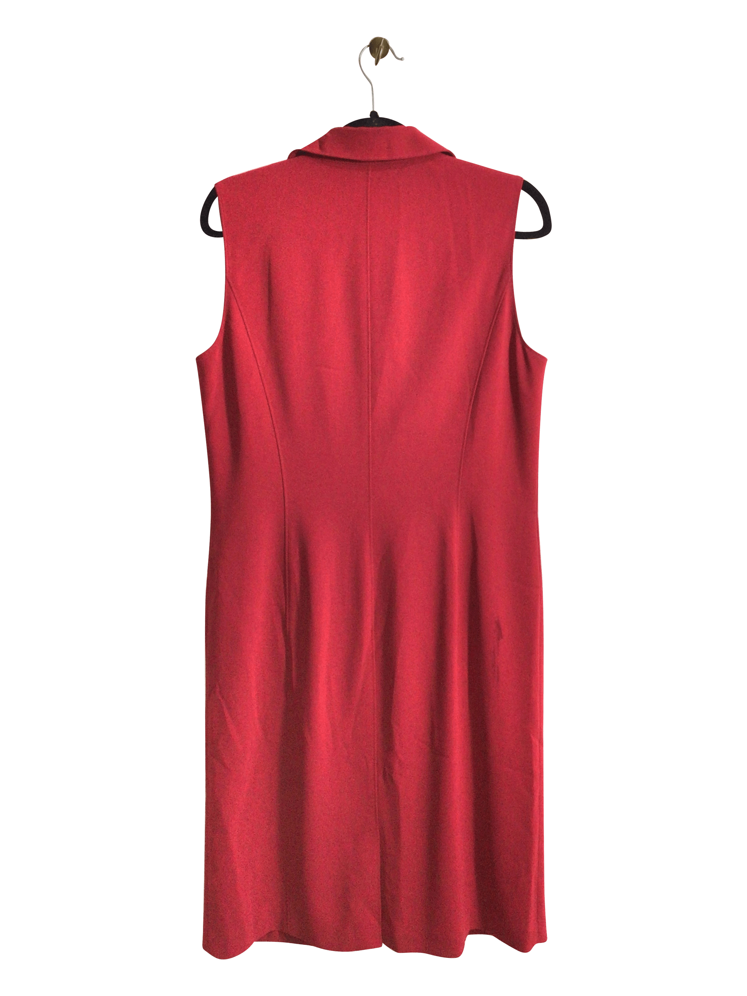 ANN TAYLOR Stylish Women's Red Regular Fit Midi Dress - Size 12