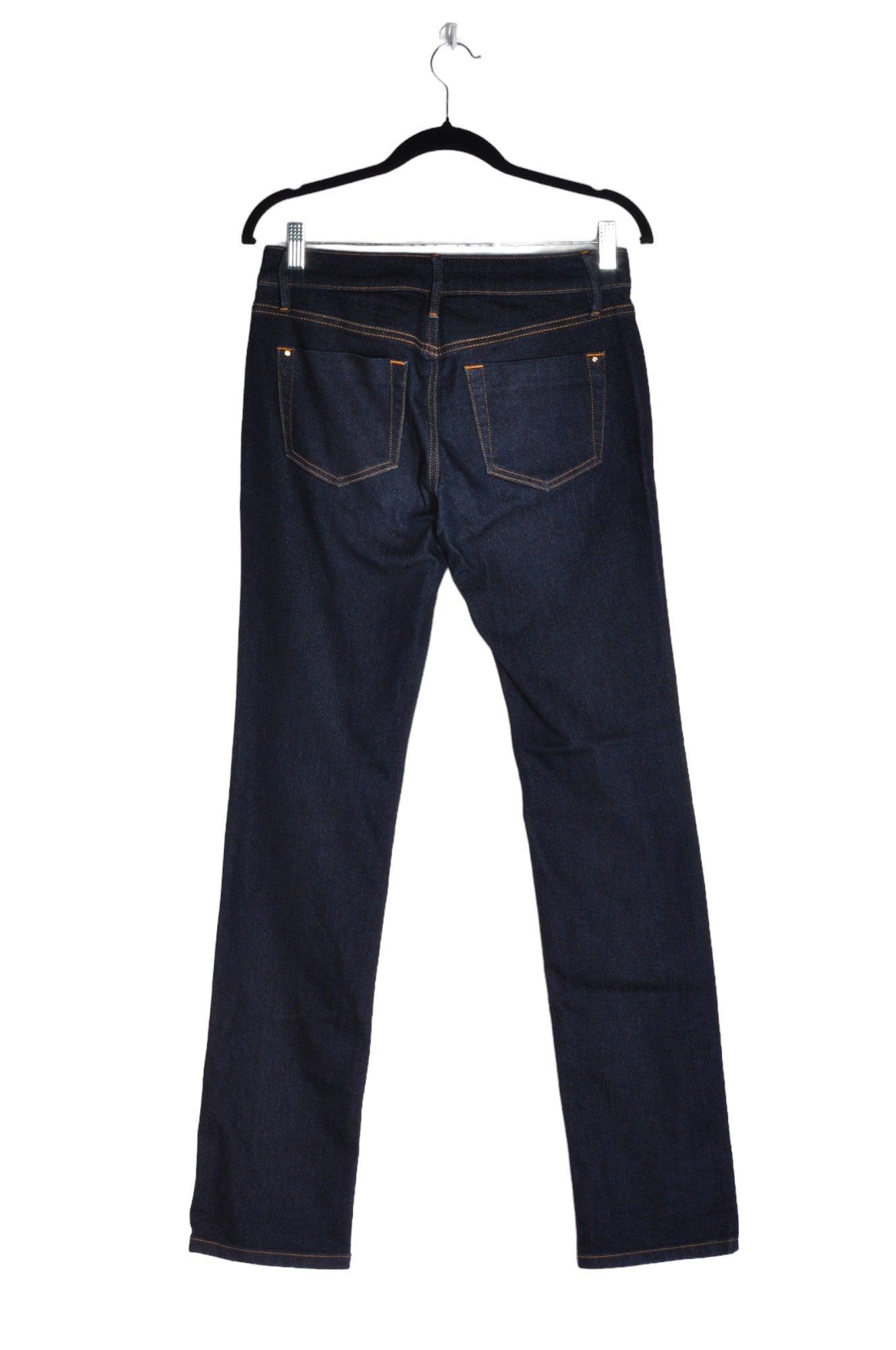 RW&CO Stylish Women's Blue Regular Fit Straight-Legged Jeans - Size 12