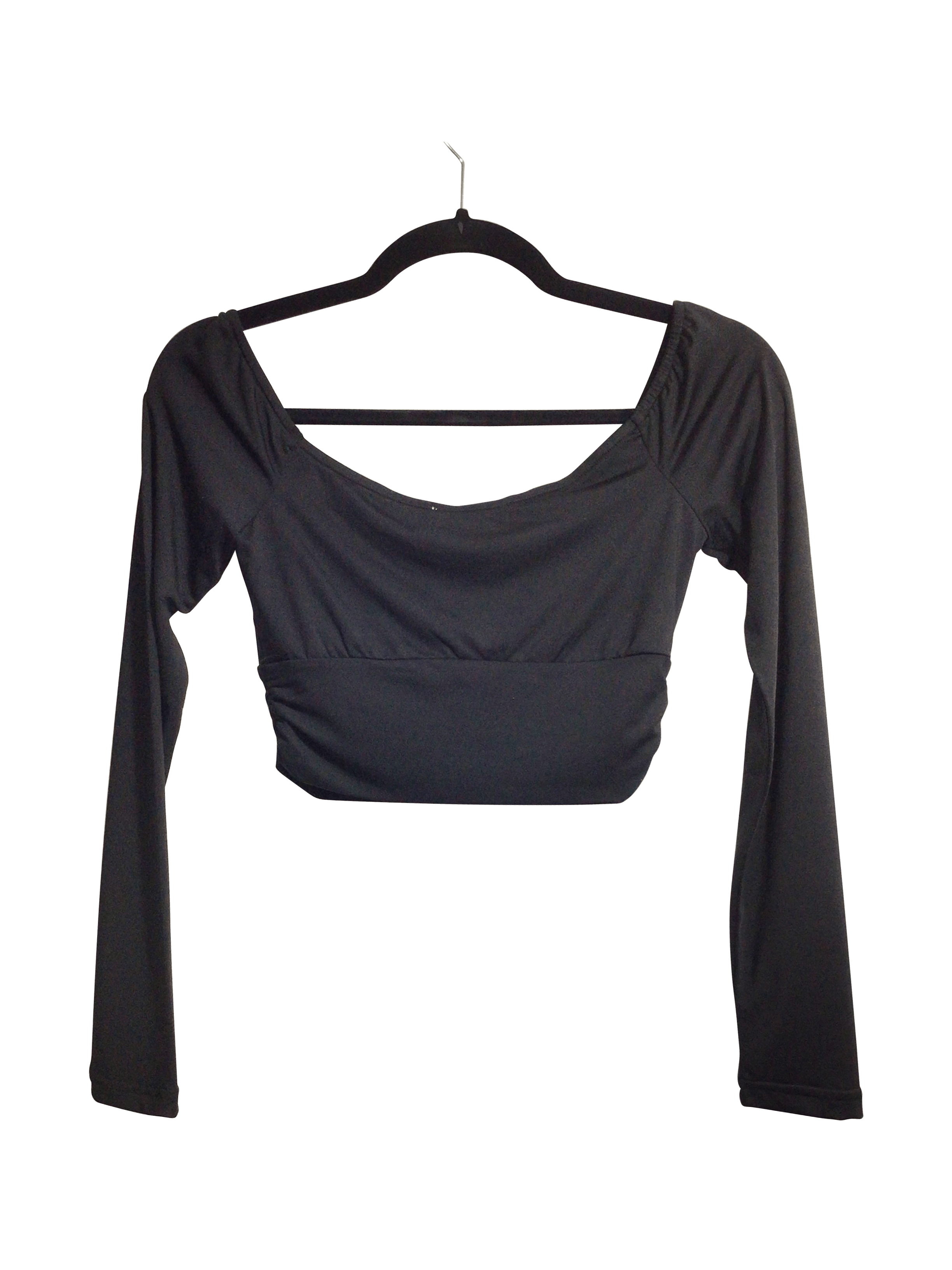 CHICO'S Stylish Women's Black Regular Fit Crop Tops - Size S
