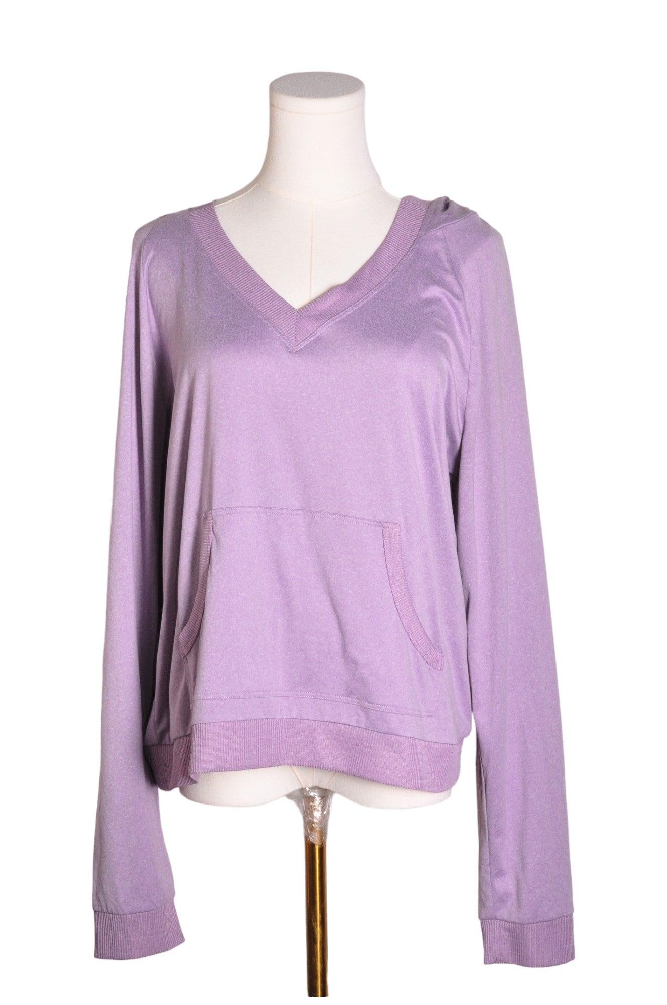 JESSICA SIMPSON Stylish Women's Purple Activewear Tops in Regular Fit - Size XL