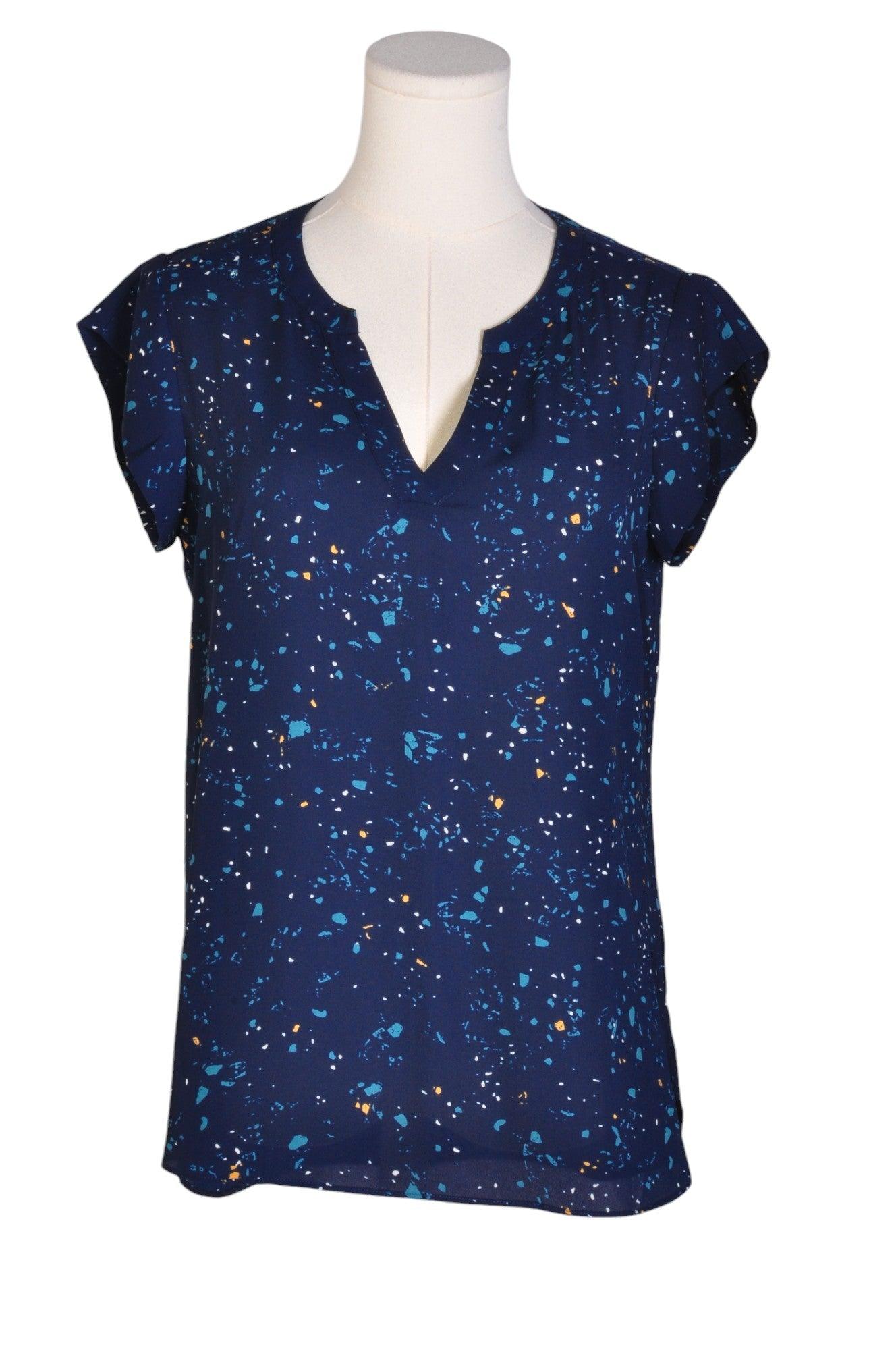 Stylish RW&CO Women's Regular Fit Blue Blouse - Size S