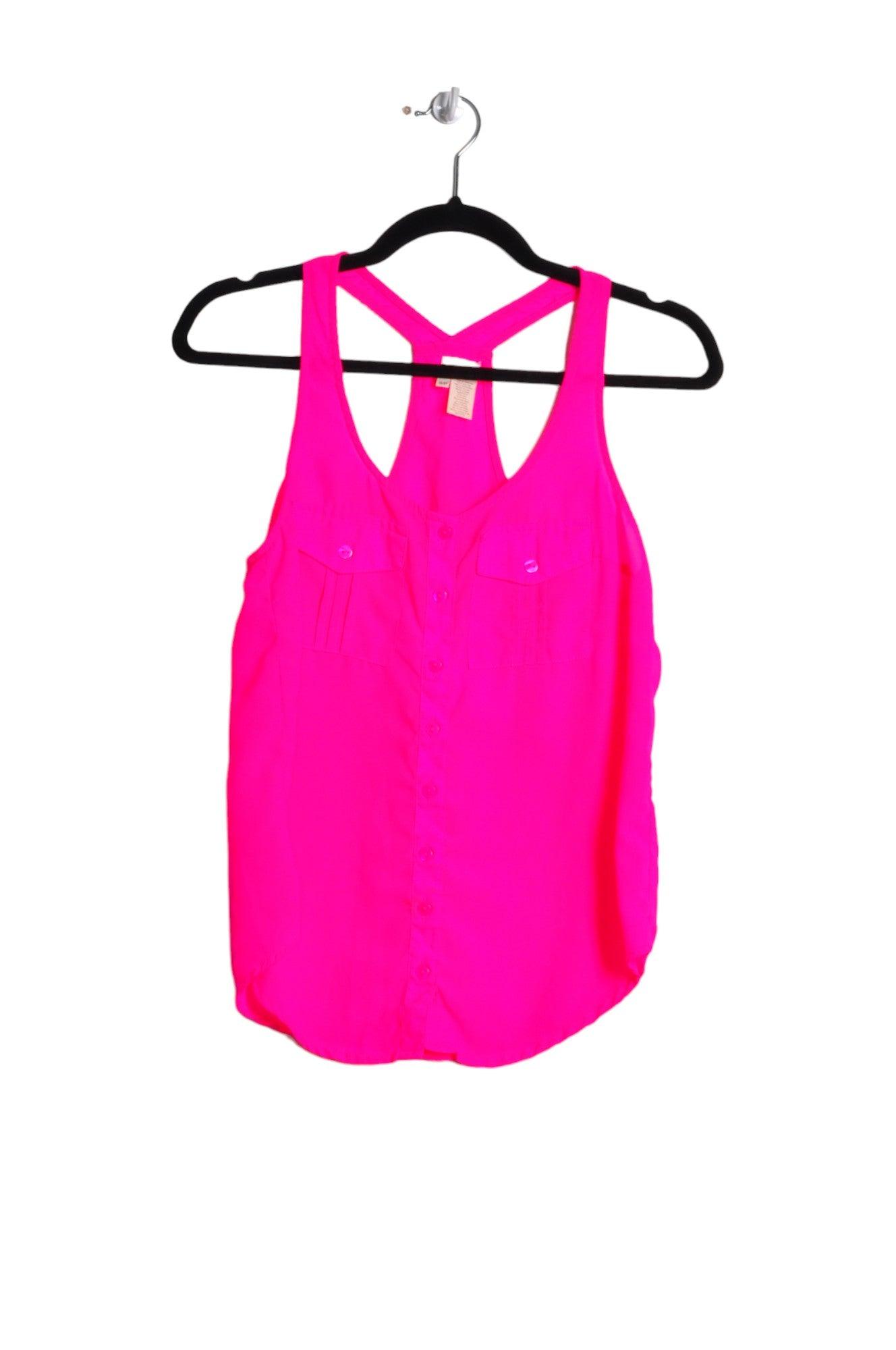 Stylish JAPNA Women's Pink Regular-Fit Tank Tops - Size S