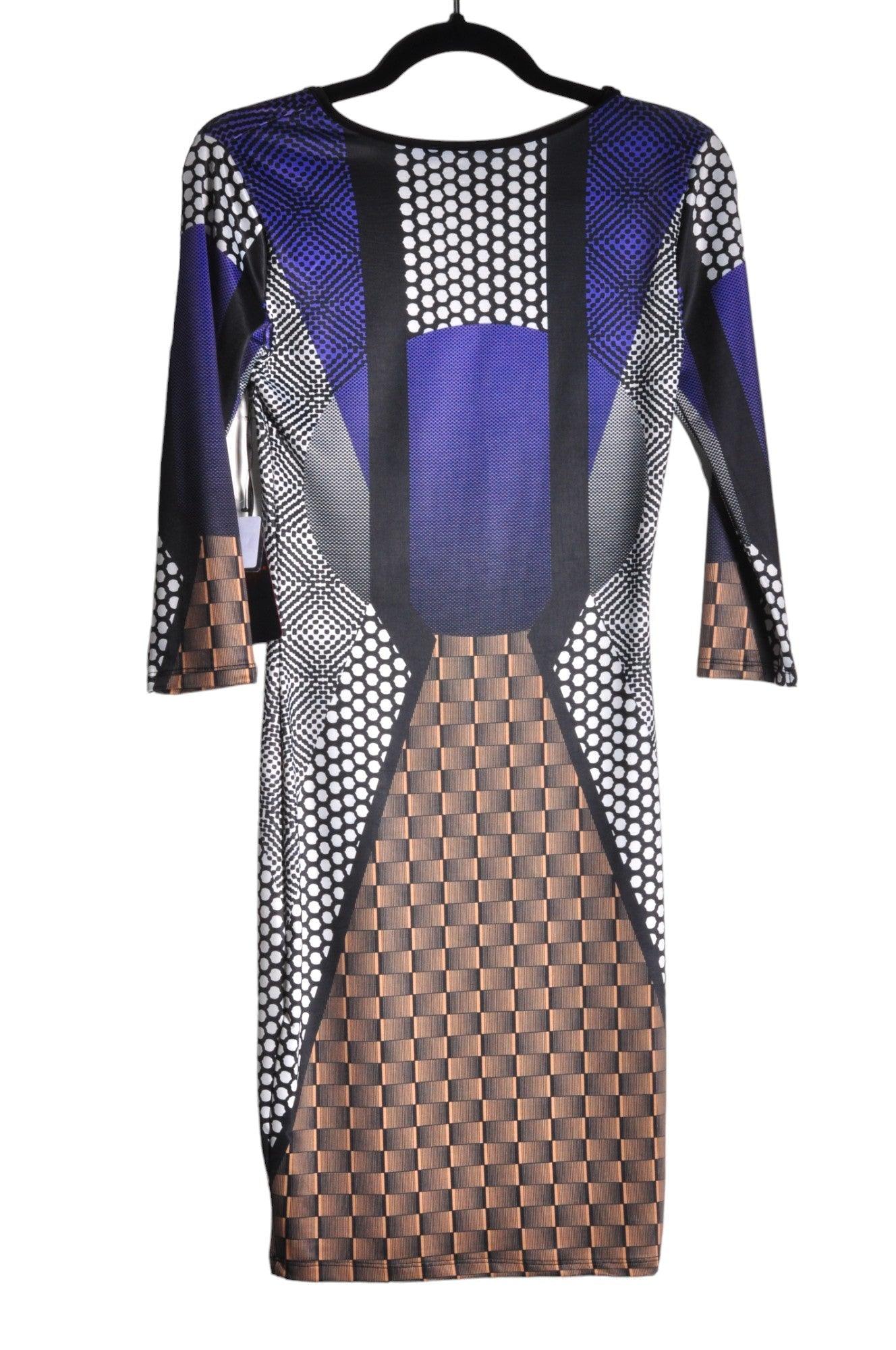 DEX Women's Stylish Blue Regular-Fit Sheath Dress - Size XS